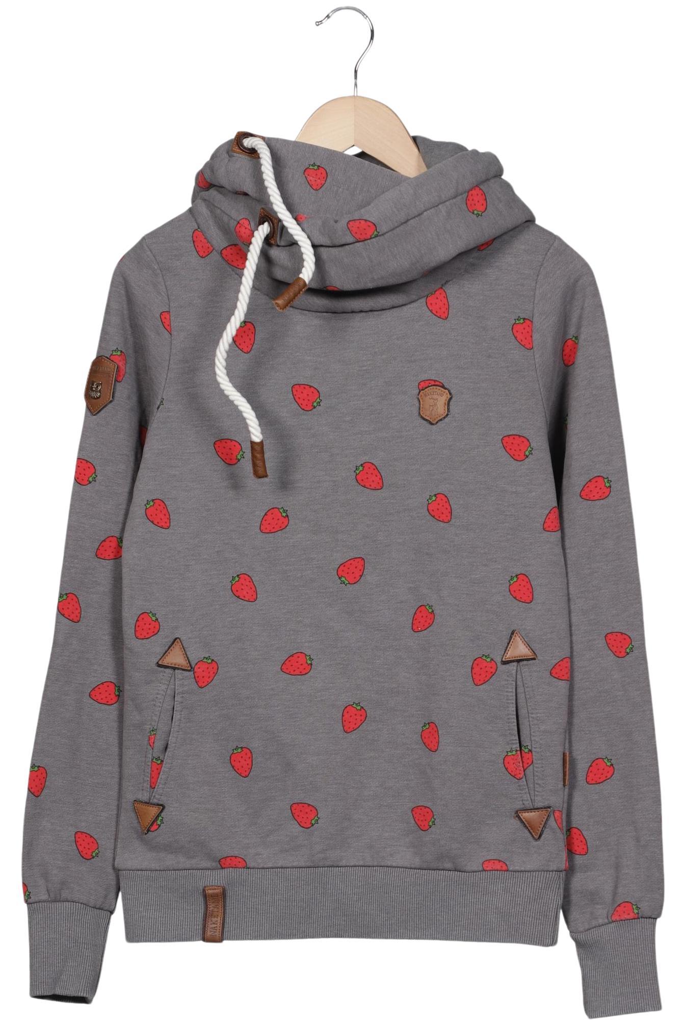 

Naketano Damen Kapuzenpullover, grau, Gr. 38