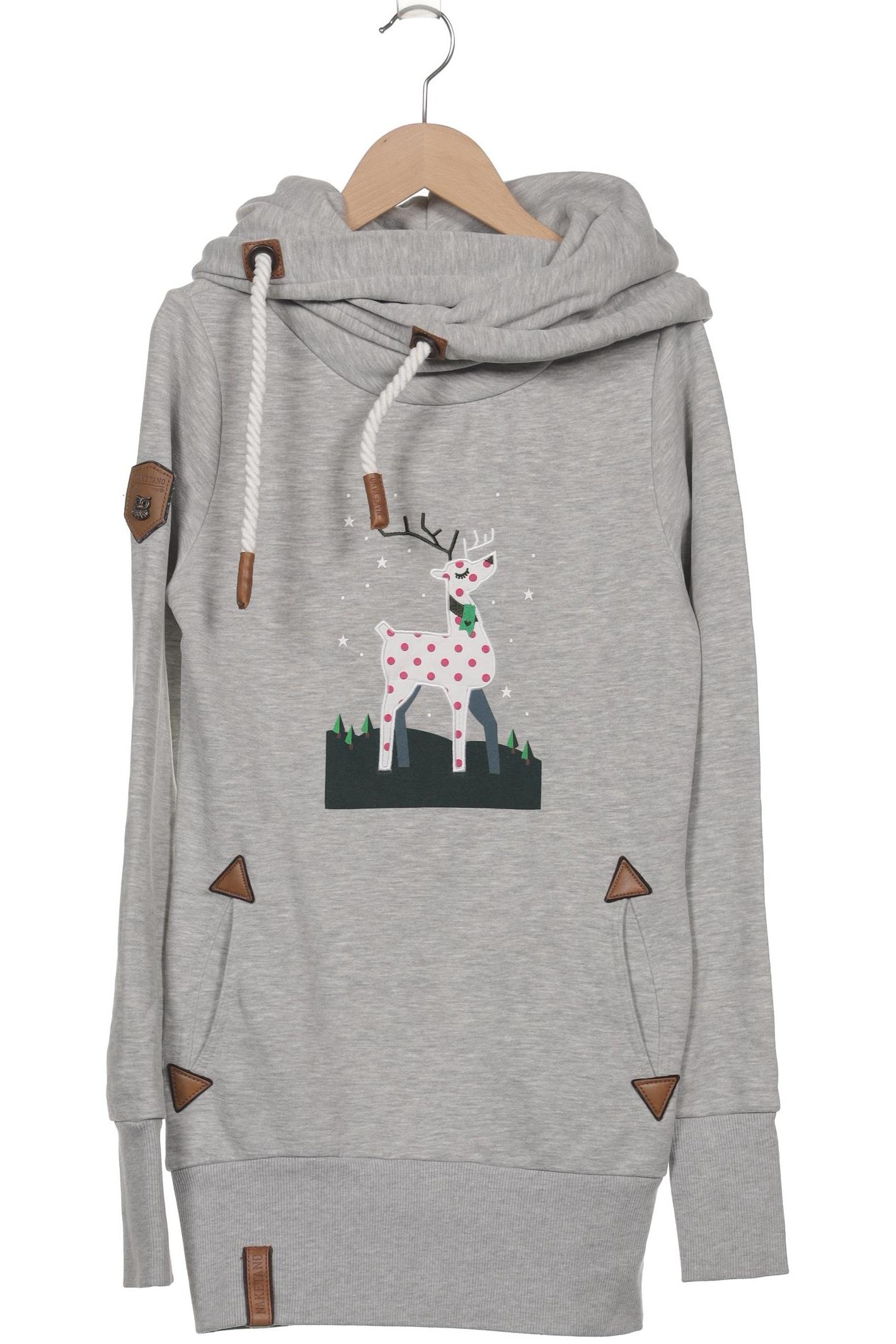

Naketano Damen Kapuzenpullover, grau, Gr. 36