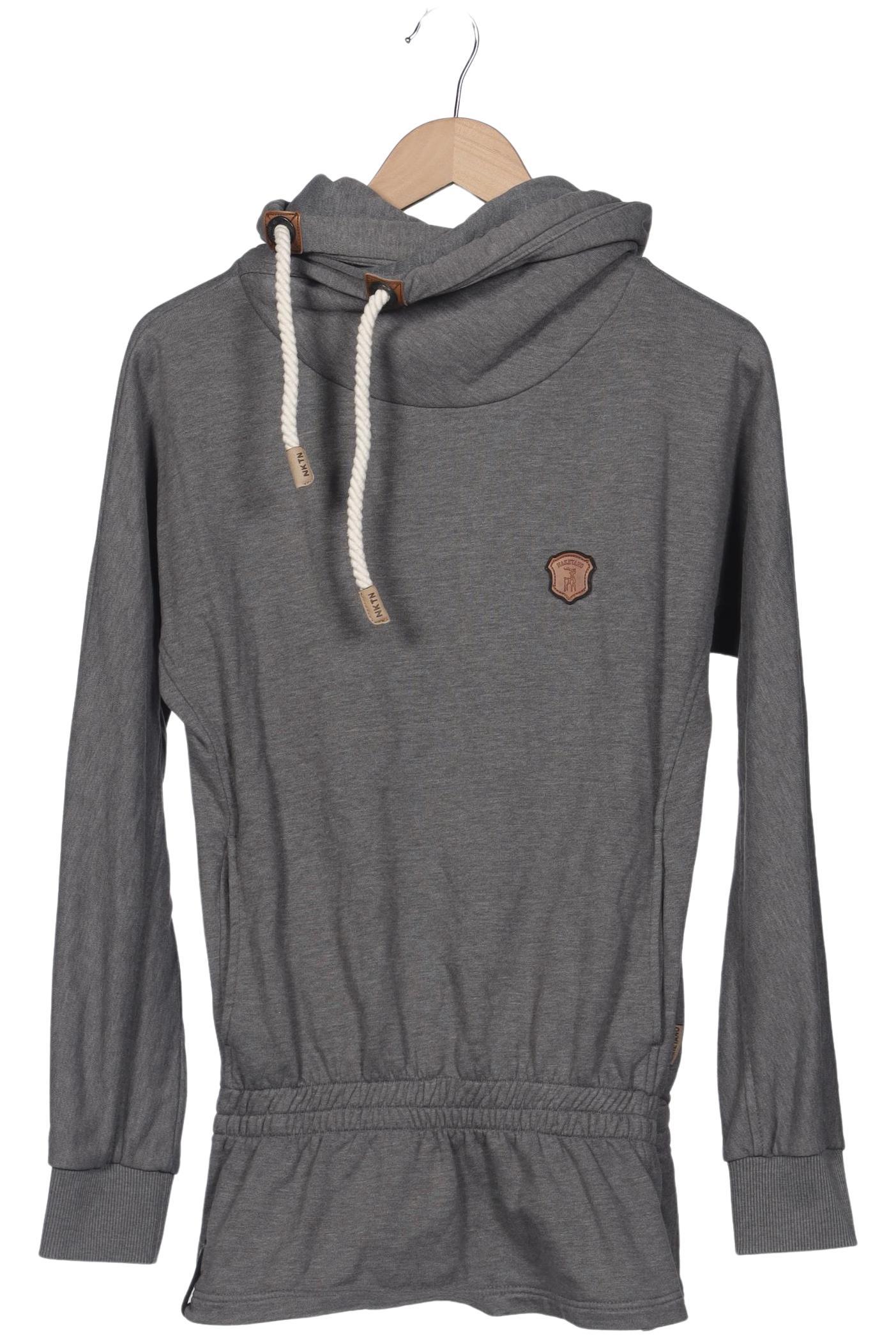 

Naketano Damen Kapuzenpullover, grau, Gr. 38