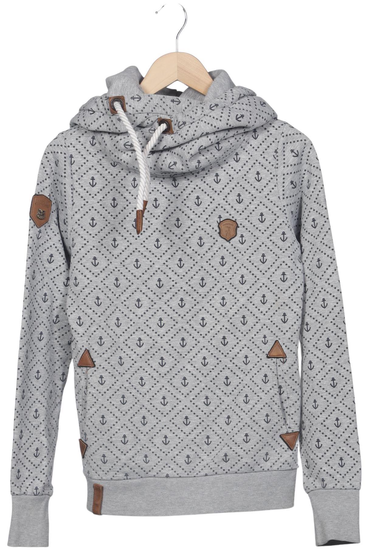 

Naketano Damen Kapuzenpullover, grau, Gr. 38