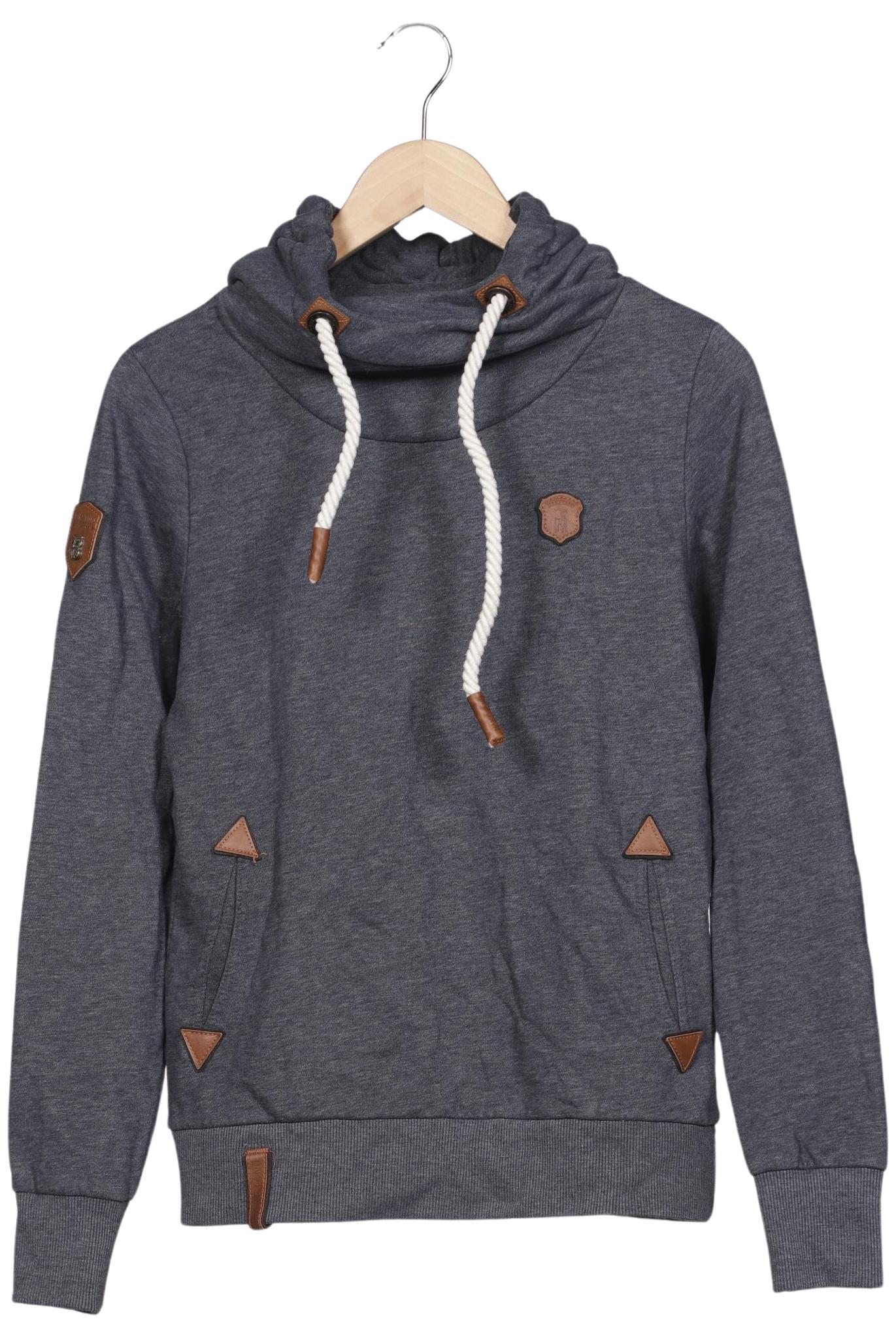 

Naketano Damen Kapuzenpullover, grau, Gr. 38