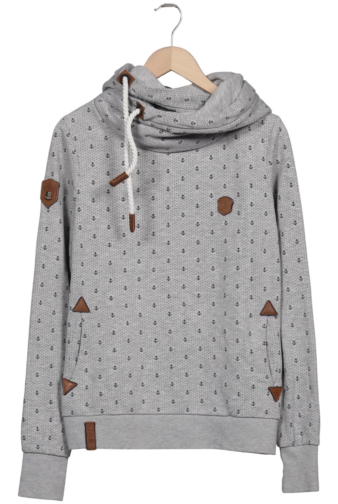 

Naketano Damen Kapuzenpullover, grau, Gr. 42