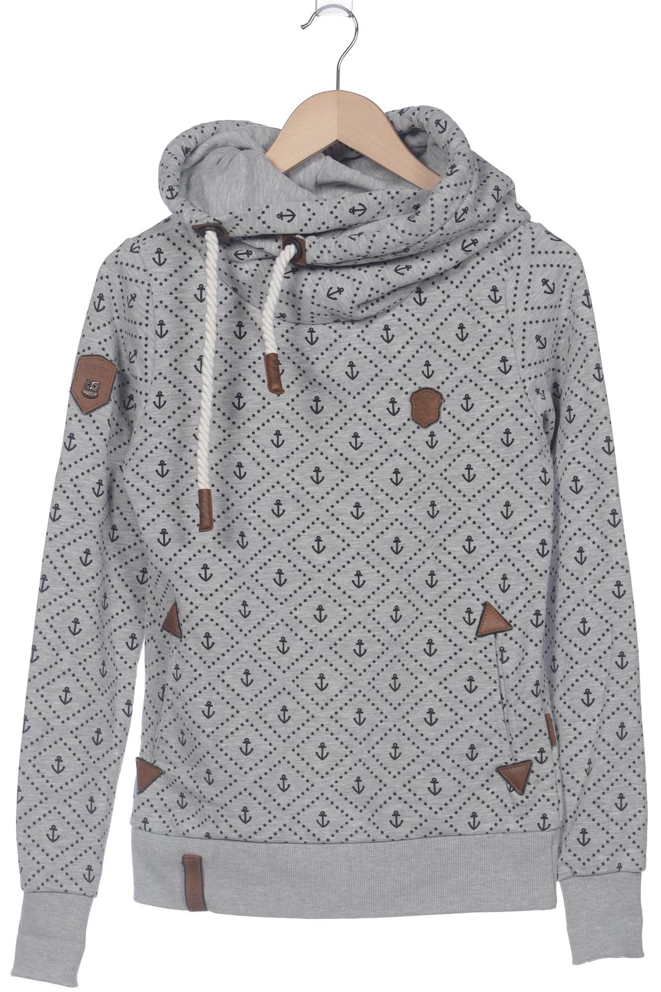 

Naketano Damen Kapuzenpullover, grau, Gr. 38
