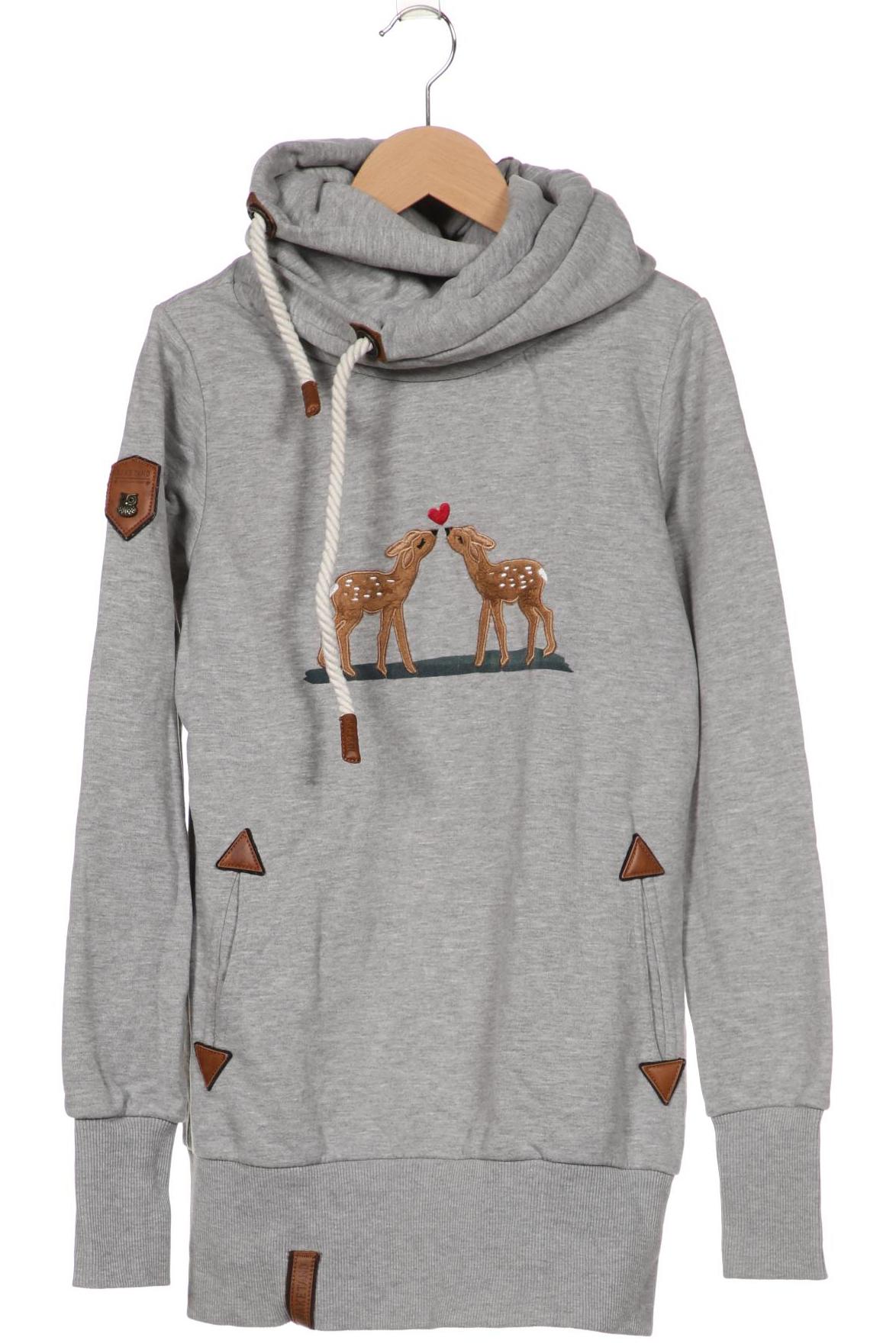 

Naketano Damen Kapuzenpullover, grau, Gr. 36