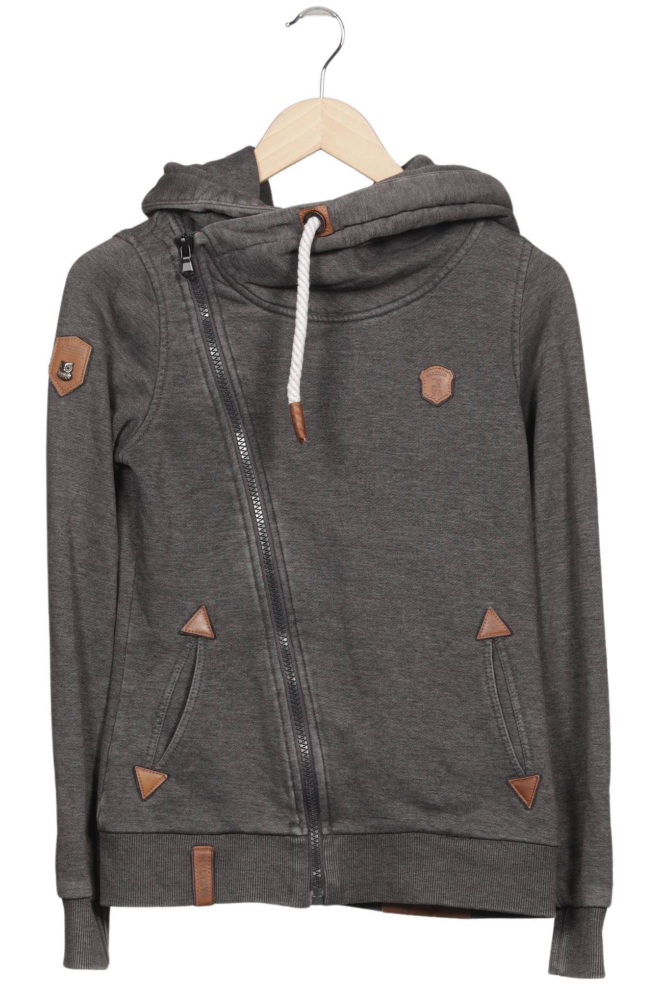 

Naketano Damen Kapuzenpullover, grau, Gr. 36