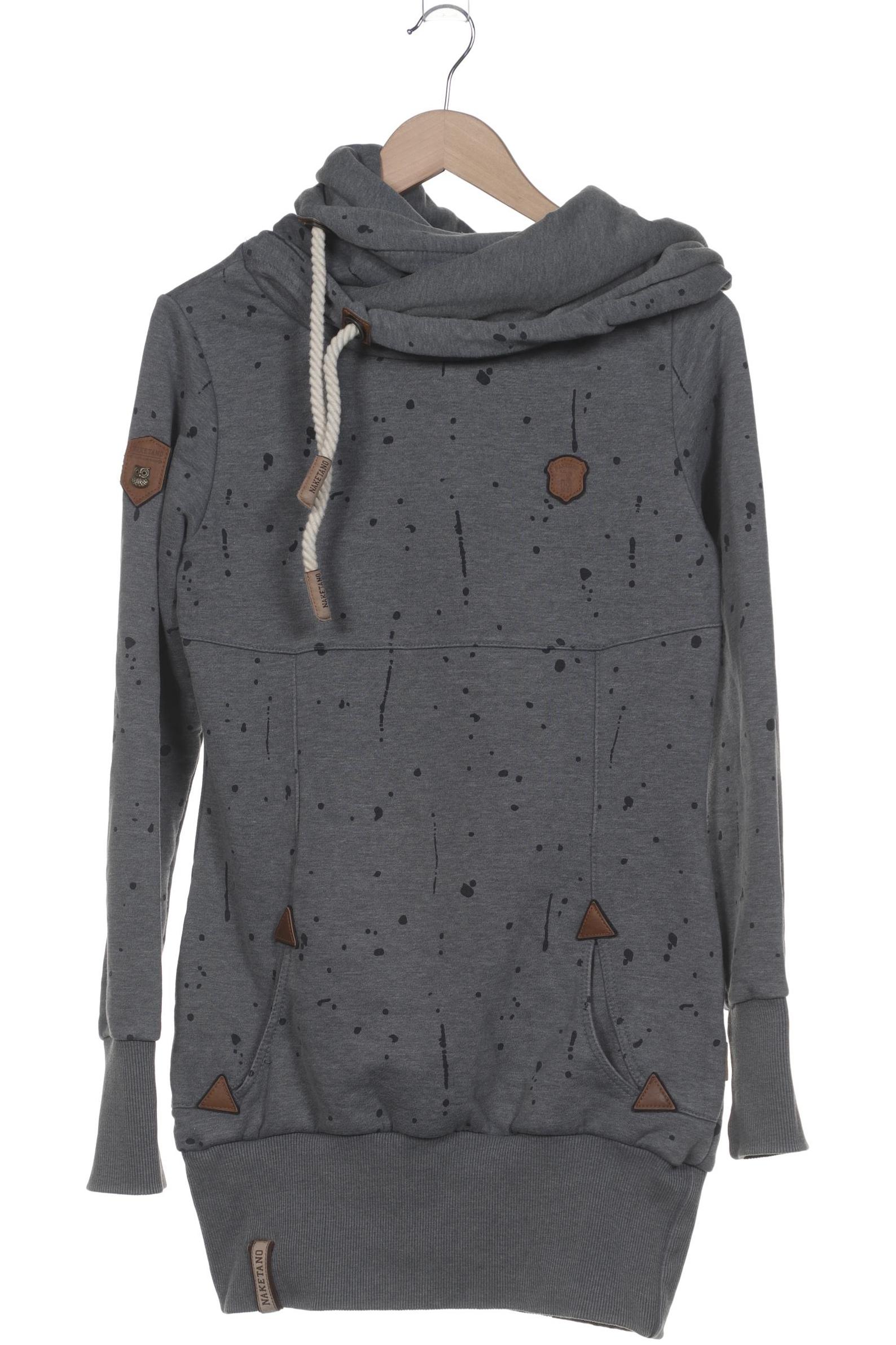 

Naketano Damen Kapuzenpullover, grau, Gr. 38