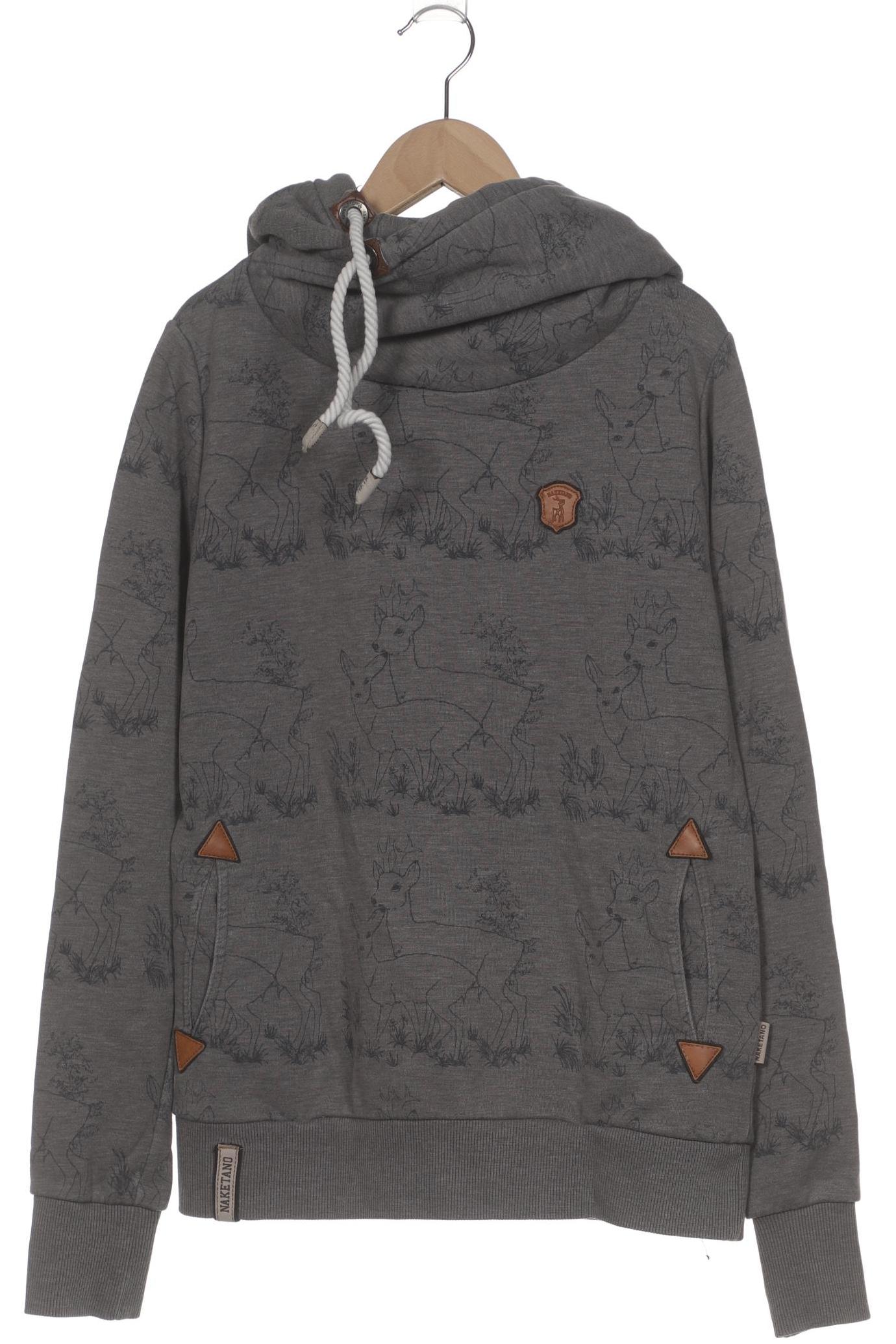 

Naketano Damen Kapuzenpullover, grau, Gr. 42