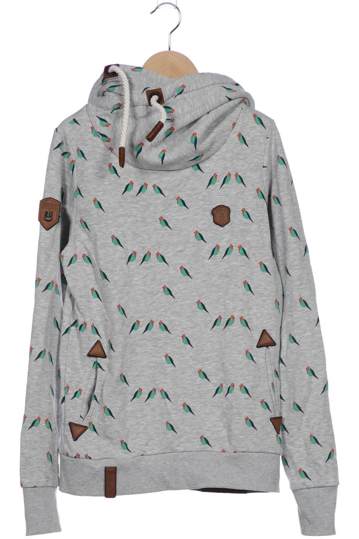 

Naketano Damen Kapuzenpullover, grau, Gr. 38