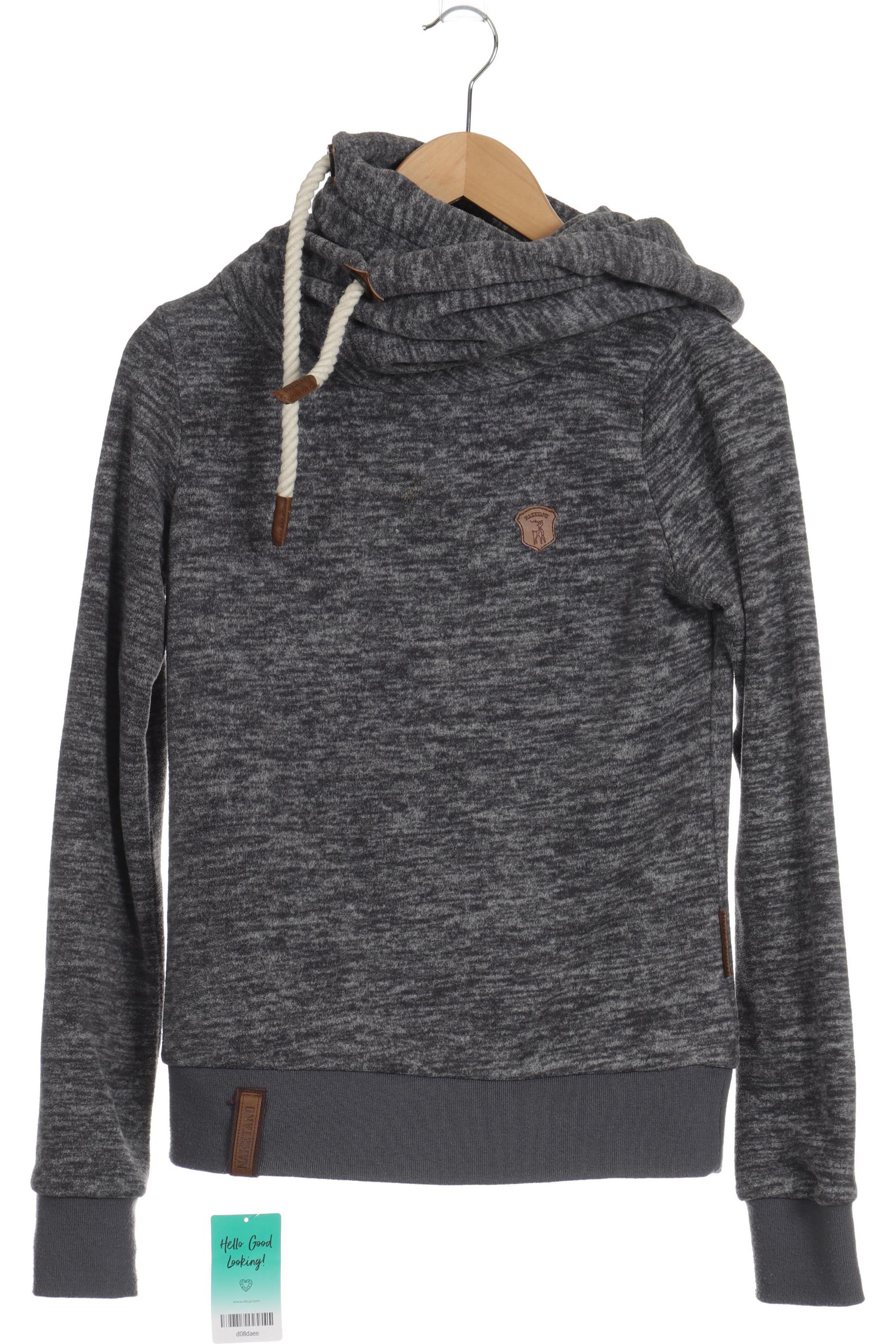 

Naketano Damen Kapuzenpullover, grau, Gr. 34