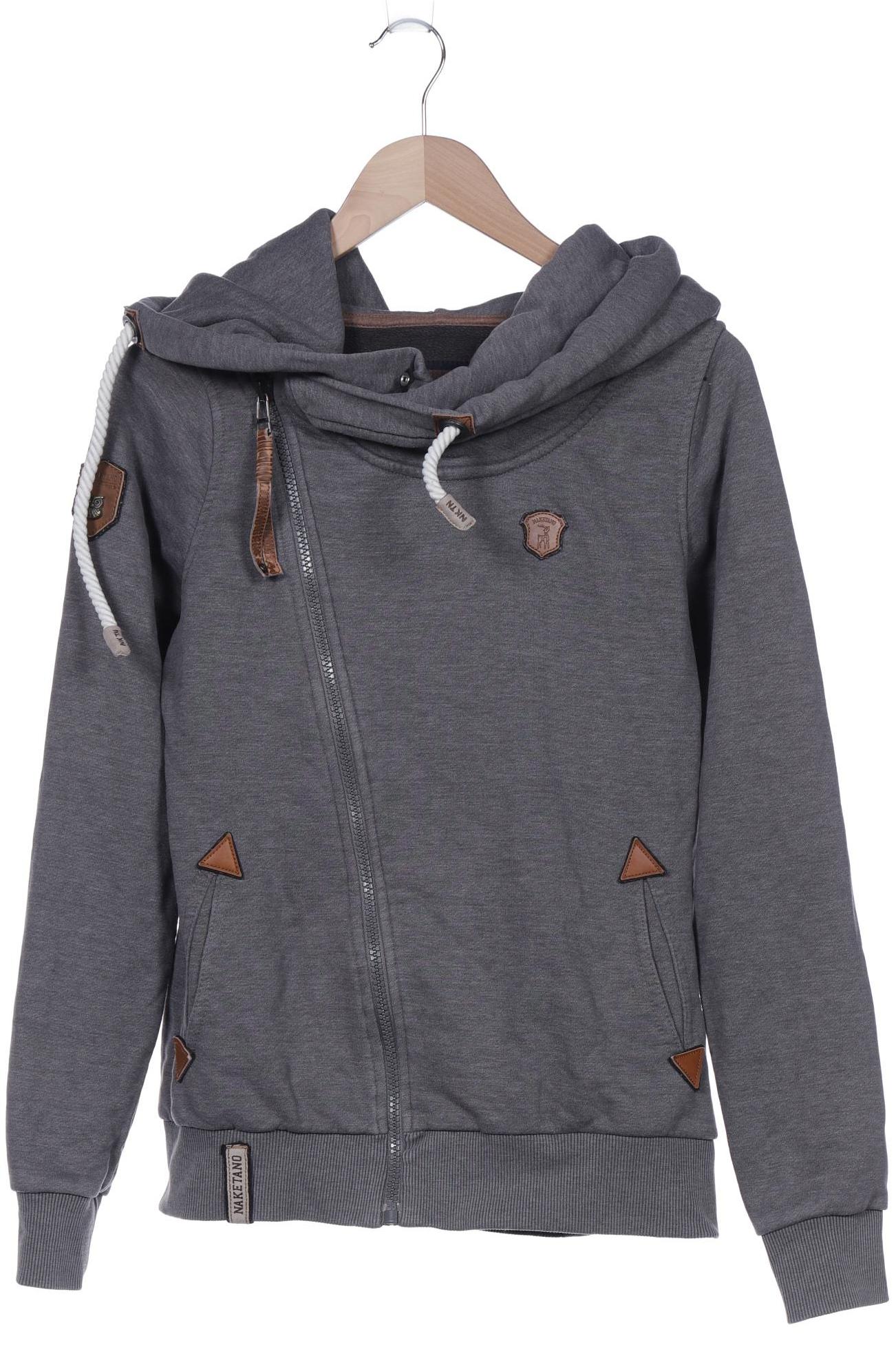 

Naketano Damen Kapuzenpullover, grau, Gr. 38