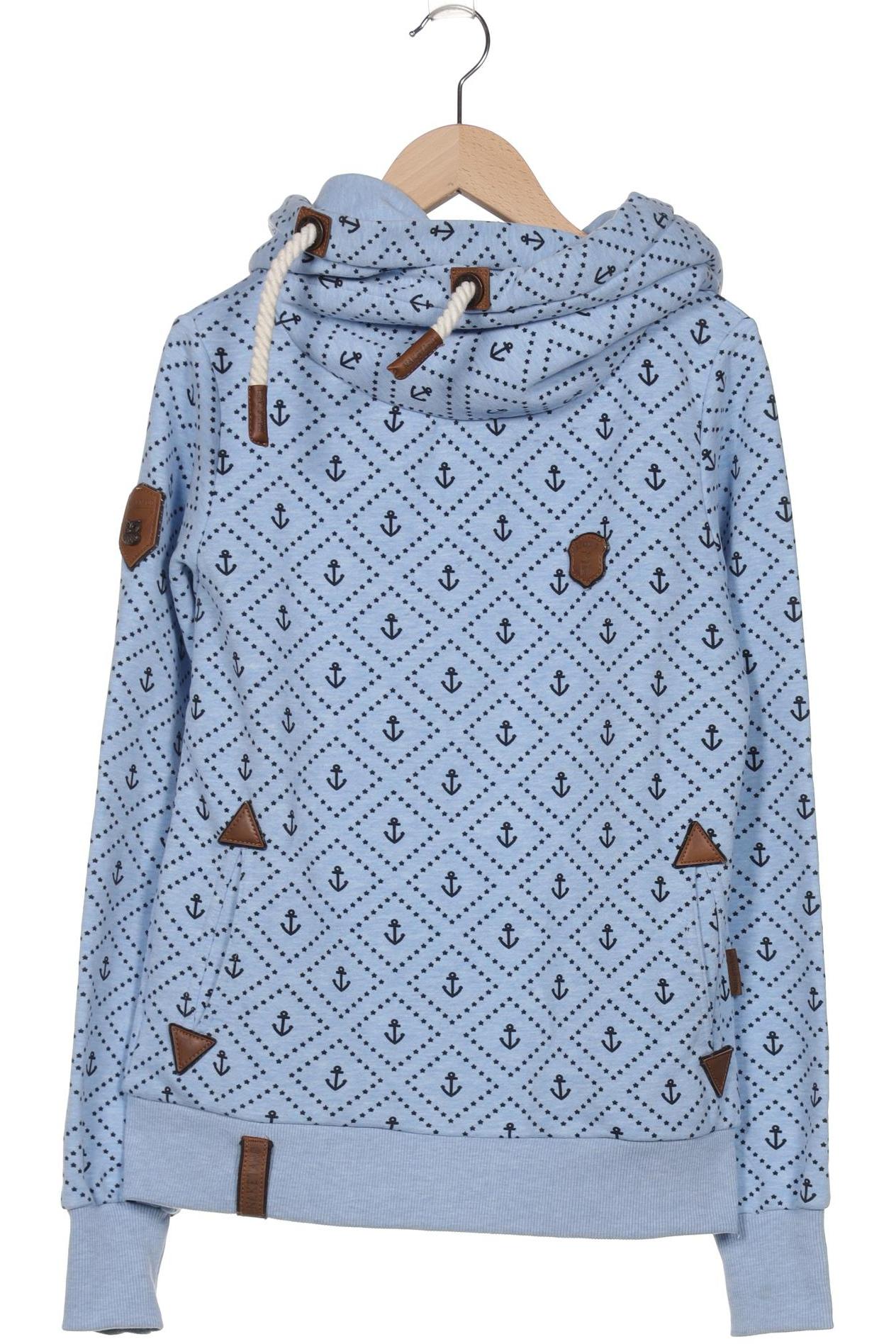 

Naketano Damen Kapuzenpullover, hellblau, Gr. 36