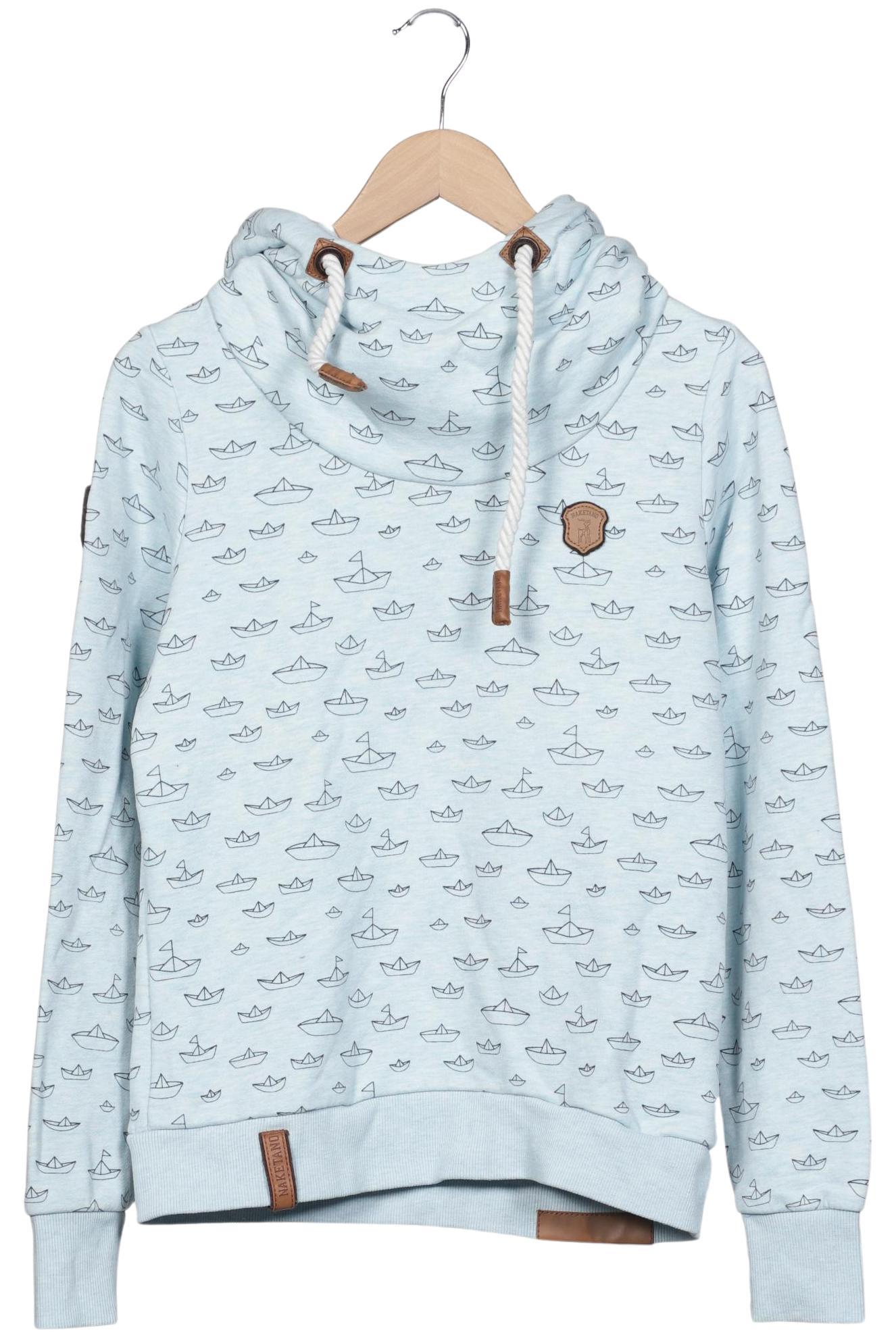 

Naketano Damen Kapuzenpullover, hellblau, Gr. 38