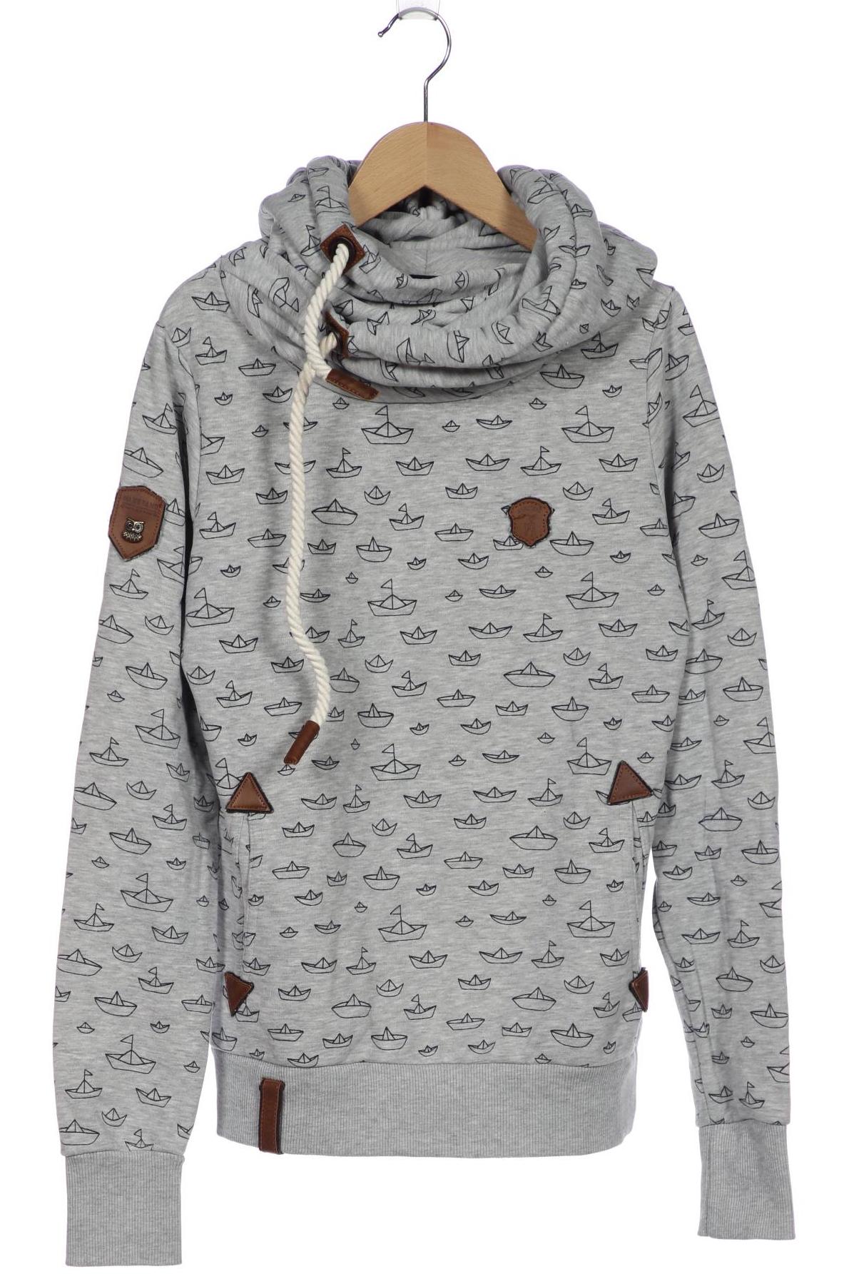 

Naketano Damen Kapuzenpullover, grau, Gr. 38
