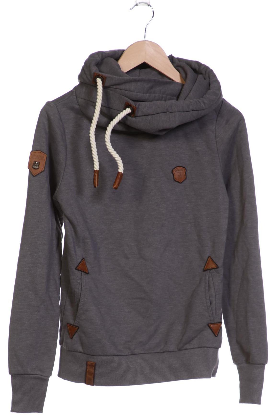 

Naketano Damen Kapuzenpullover, grau, Gr. 36