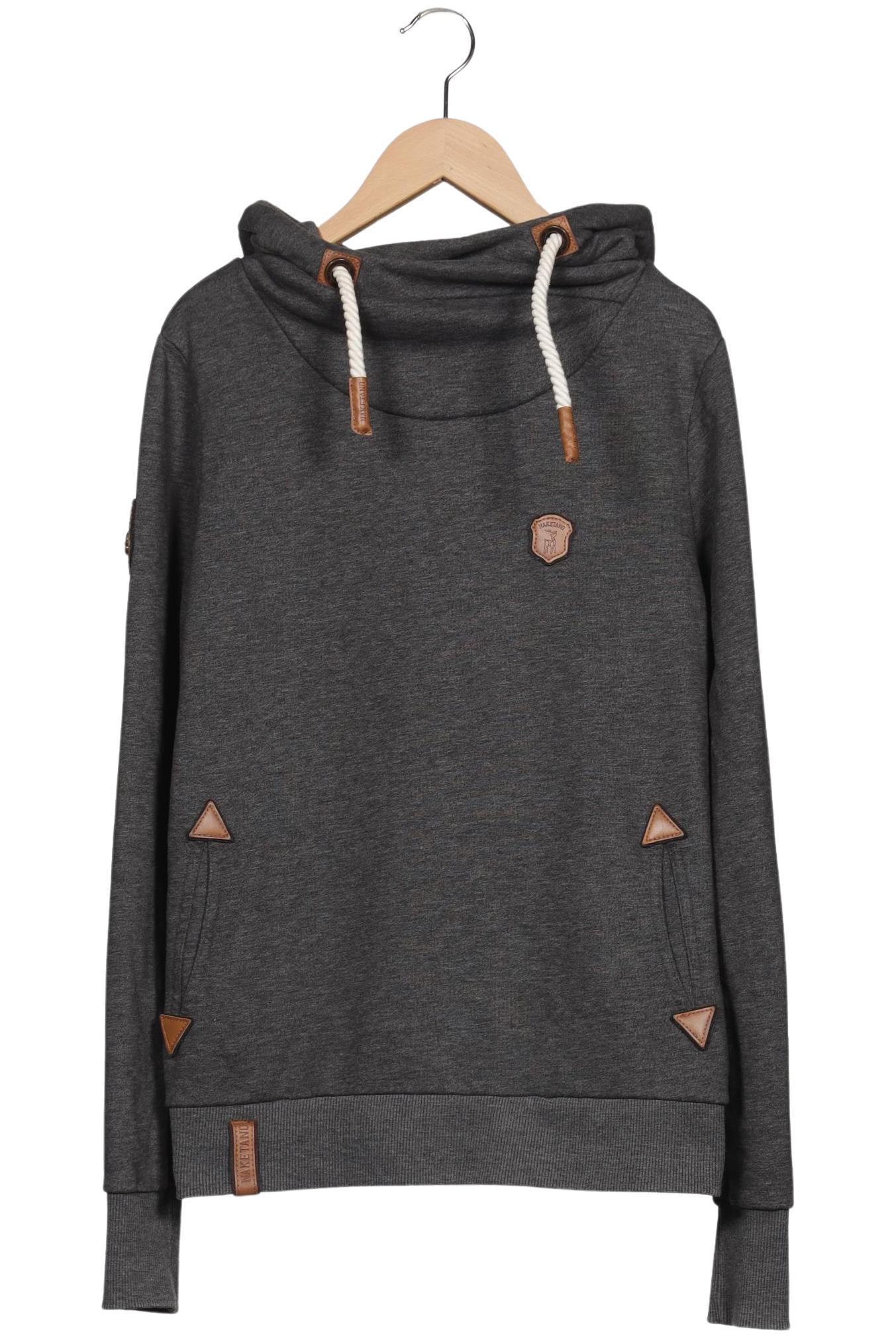 

Naketano Damen Kapuzenpullover, grau, Gr. 38