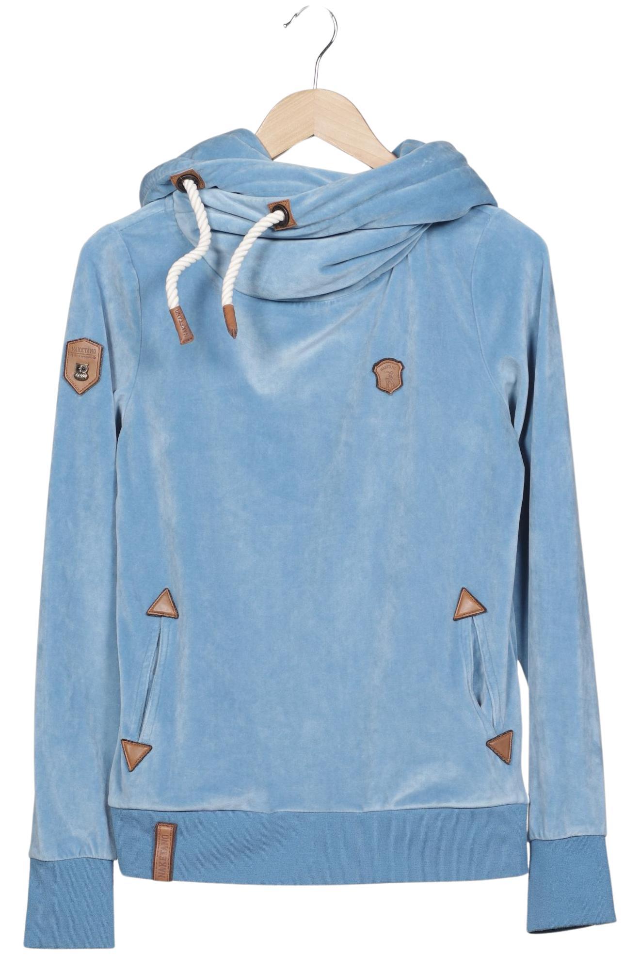 

Naketano Damen Kapuzenpullover, hellblau, Gr. 38