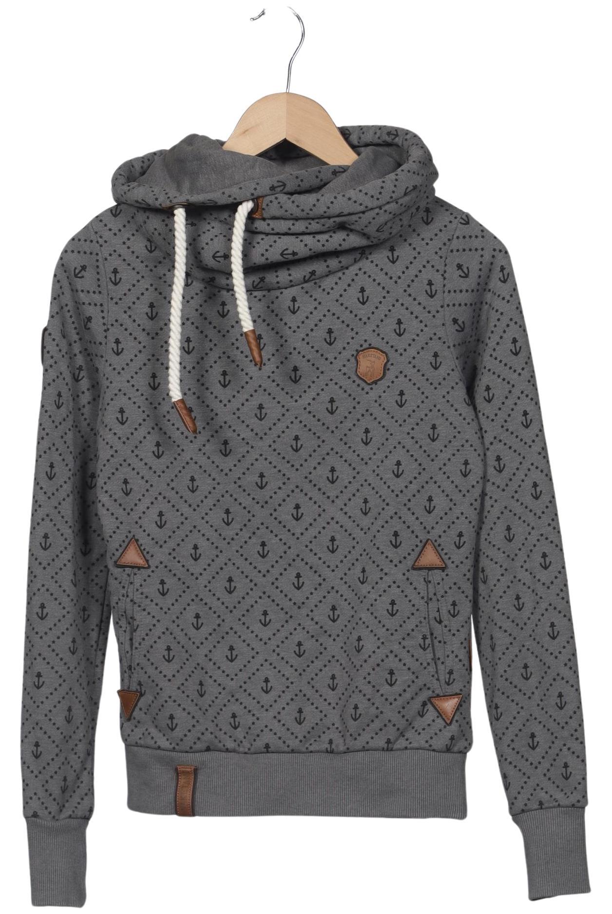 

Naketano Damen Kapuzenpullover, grau, Gr. 36