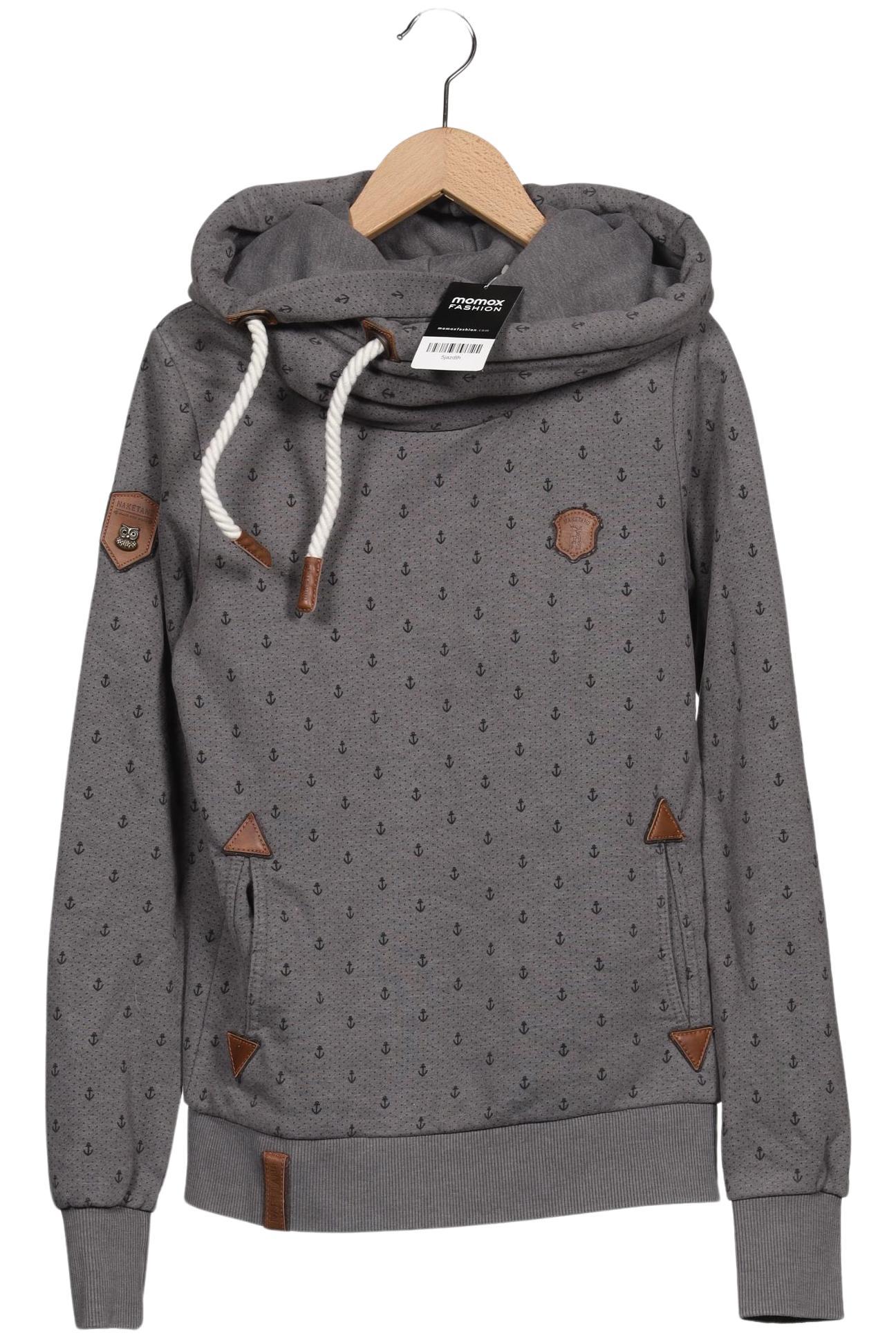 

Naketano Damen Kapuzenpullover, grau, Gr. 36