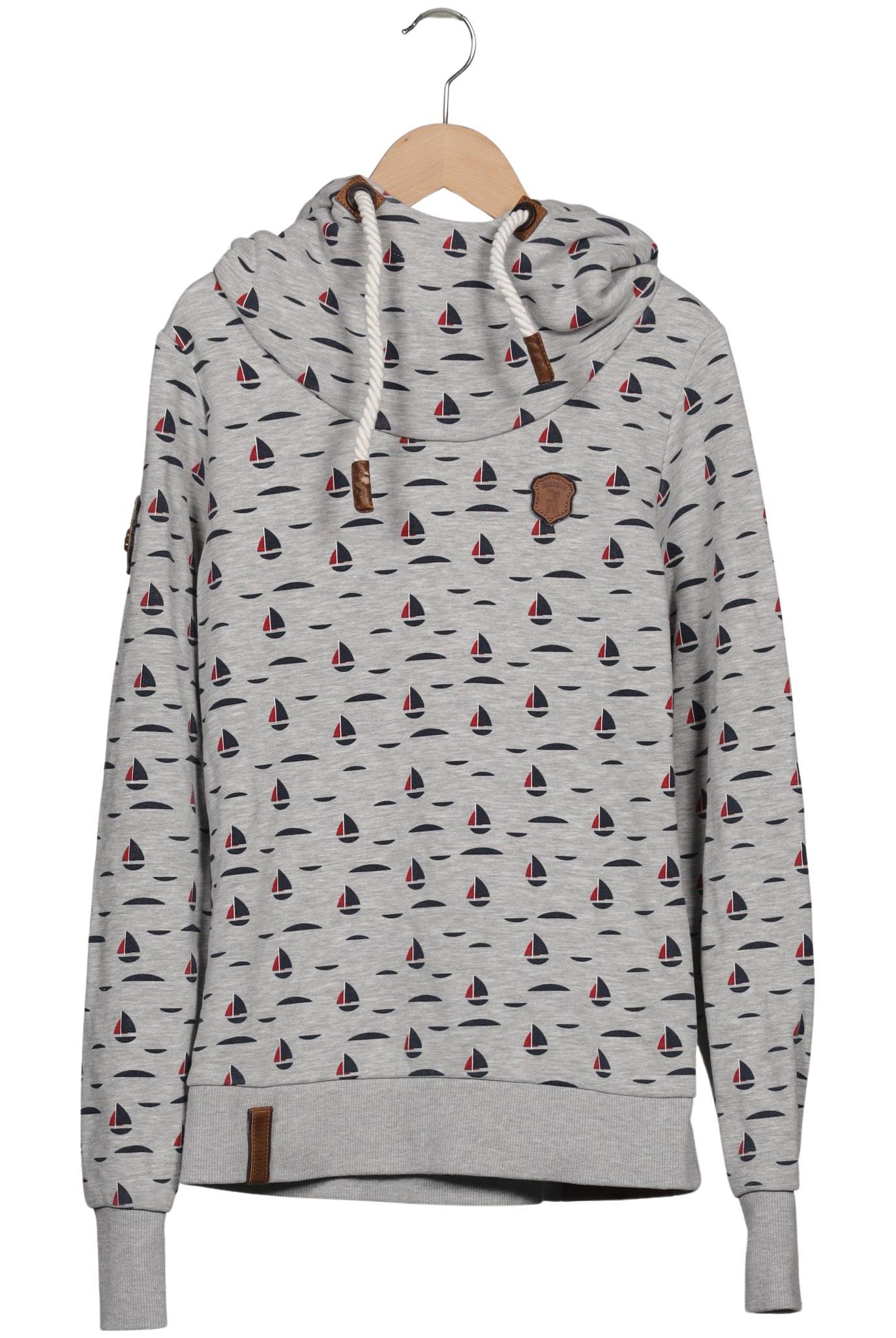 

Naketano Damen Kapuzenpullover, grau, Gr. 38