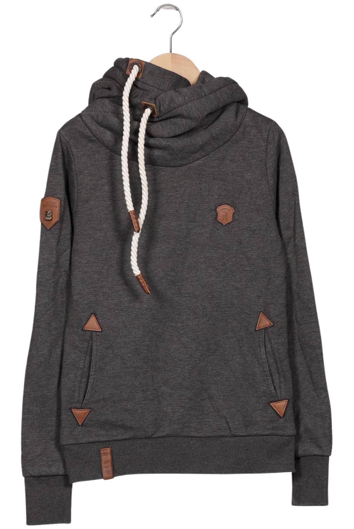 

Naketano Damen Kapuzenpullover, grau, Gr. 36