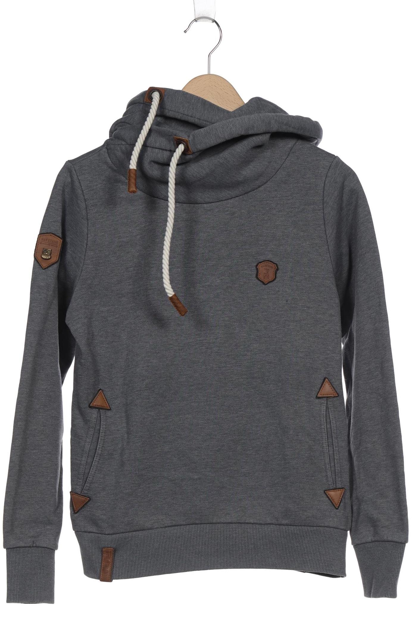 

Naketano Damen Kapuzenpullover, grau, Gr. 42