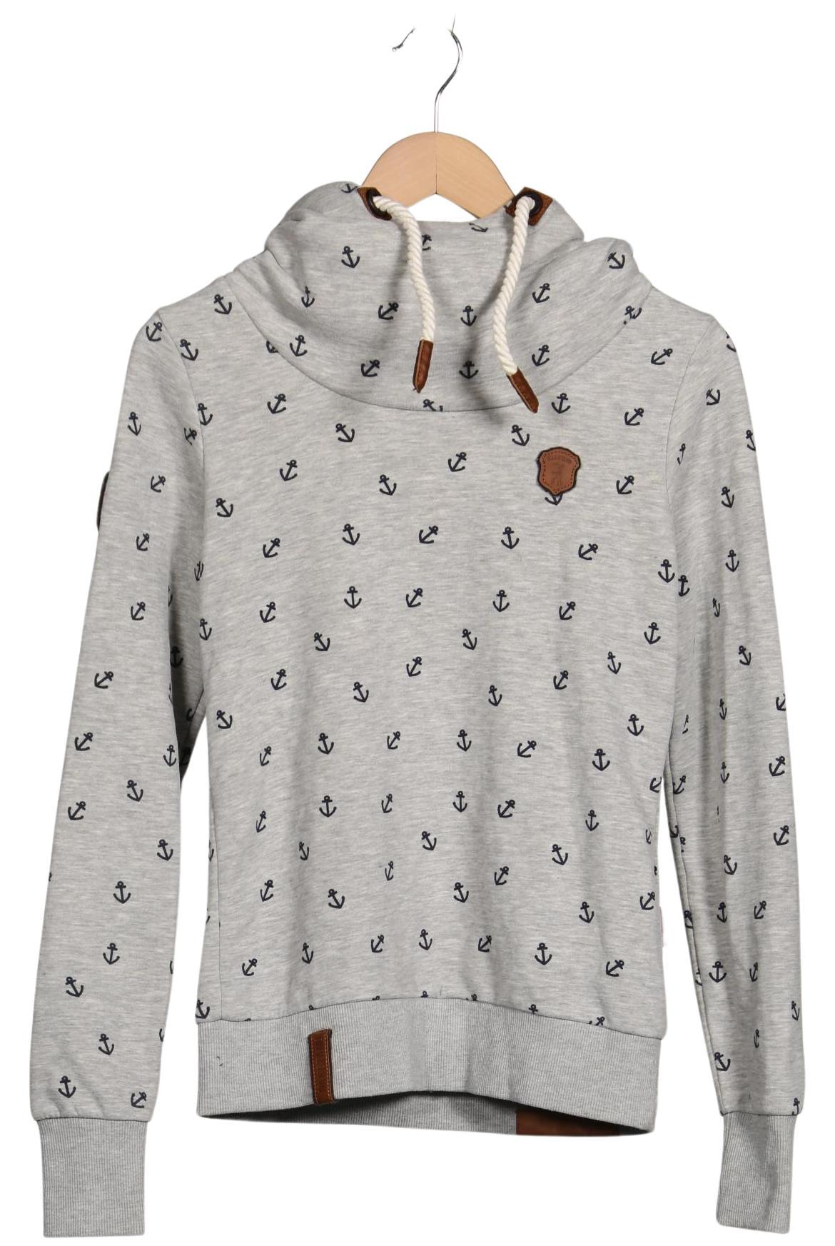 

Naketano Damen Kapuzenpullover, grau, Gr. 36