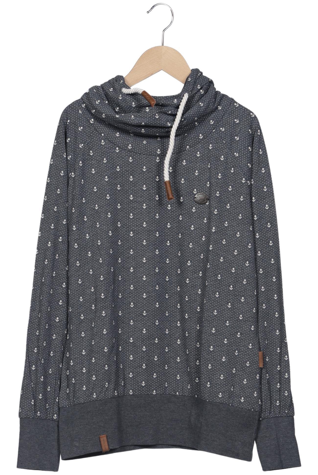 

Naketano Damen Kapuzenpullover, grau, Gr. 42