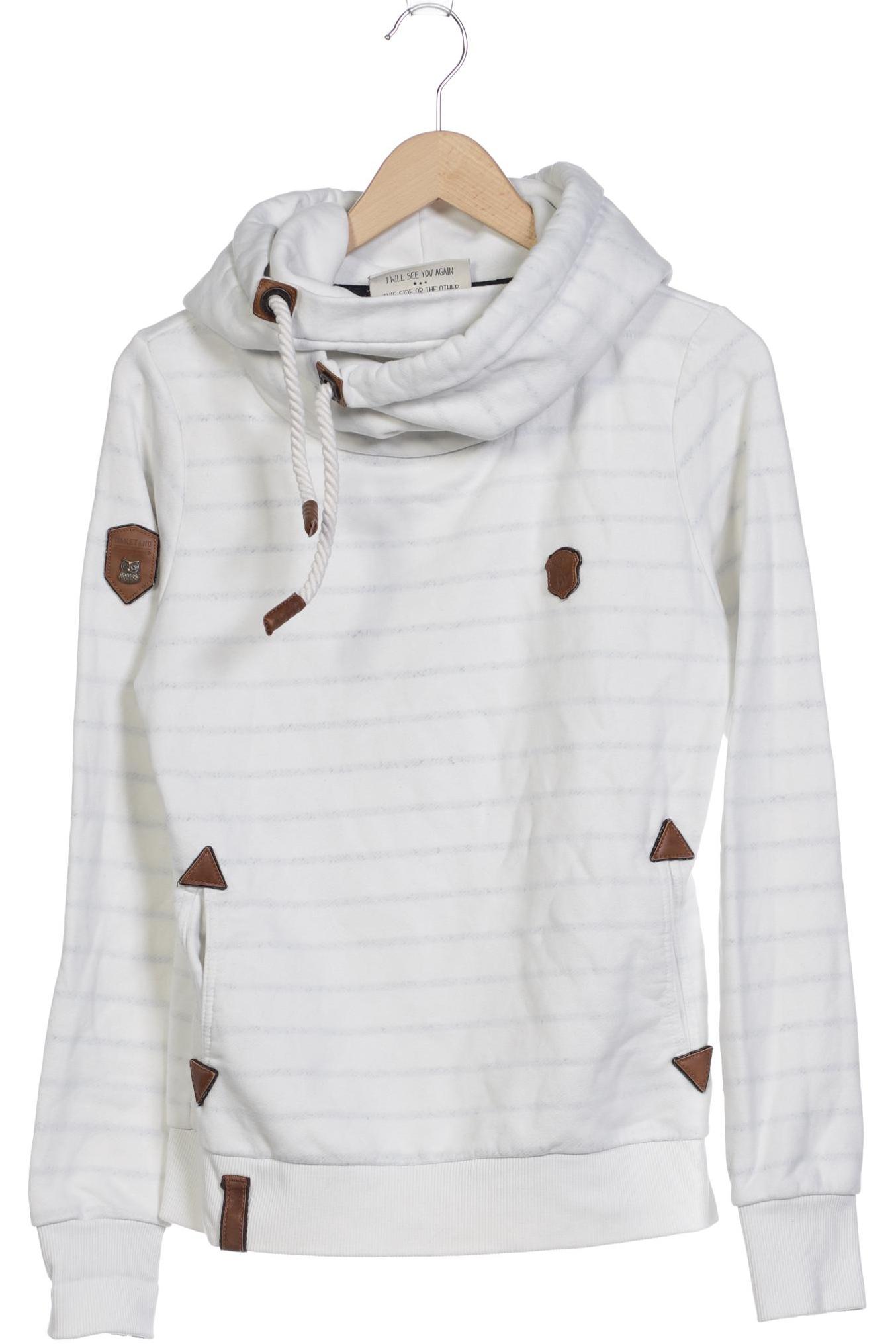 

Naketano Damen Kapuzenpullover, weiß, Gr. 42