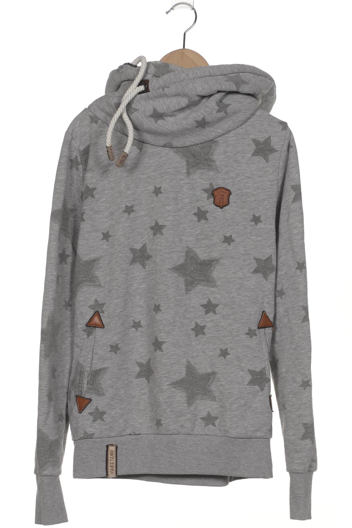 

Naketano Damen Kapuzenpullover, grau, Gr. 38