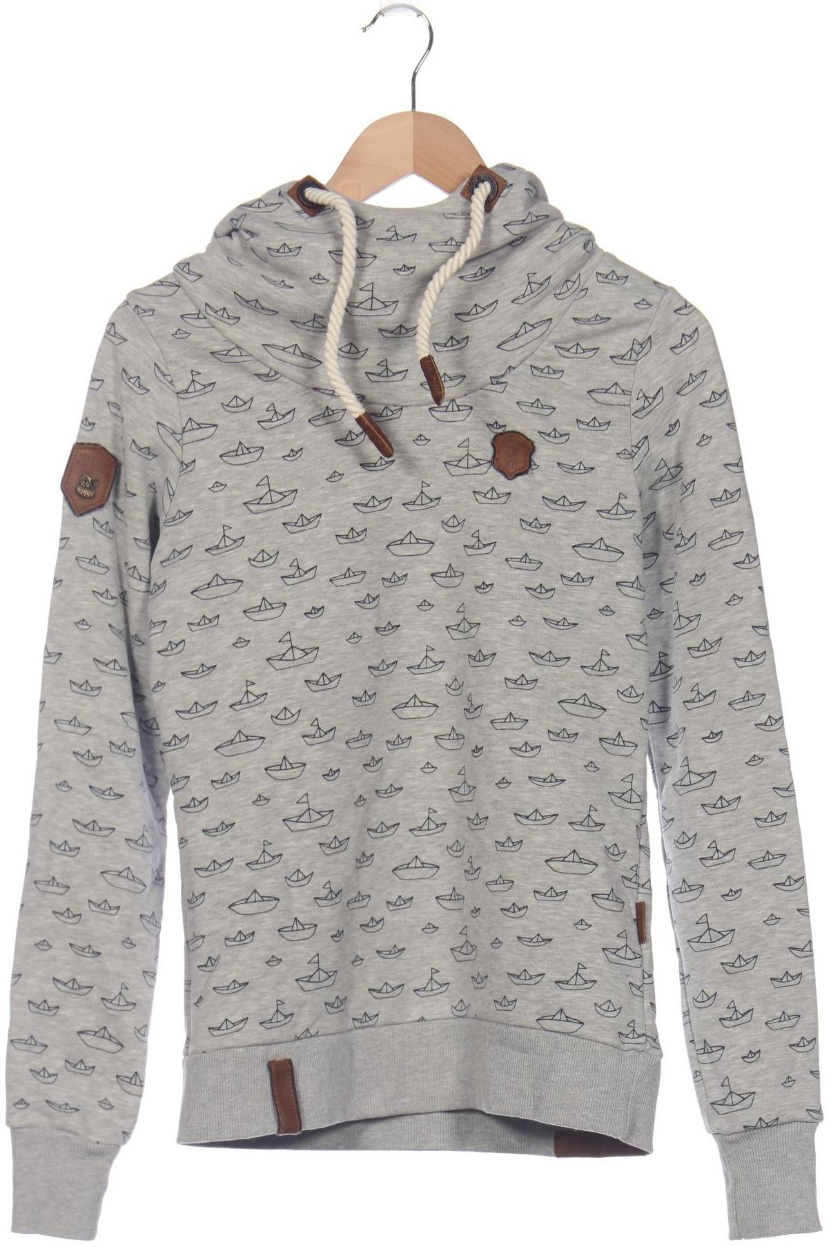 

Naketano Damen Kapuzenpullover, grau, Gr. 38