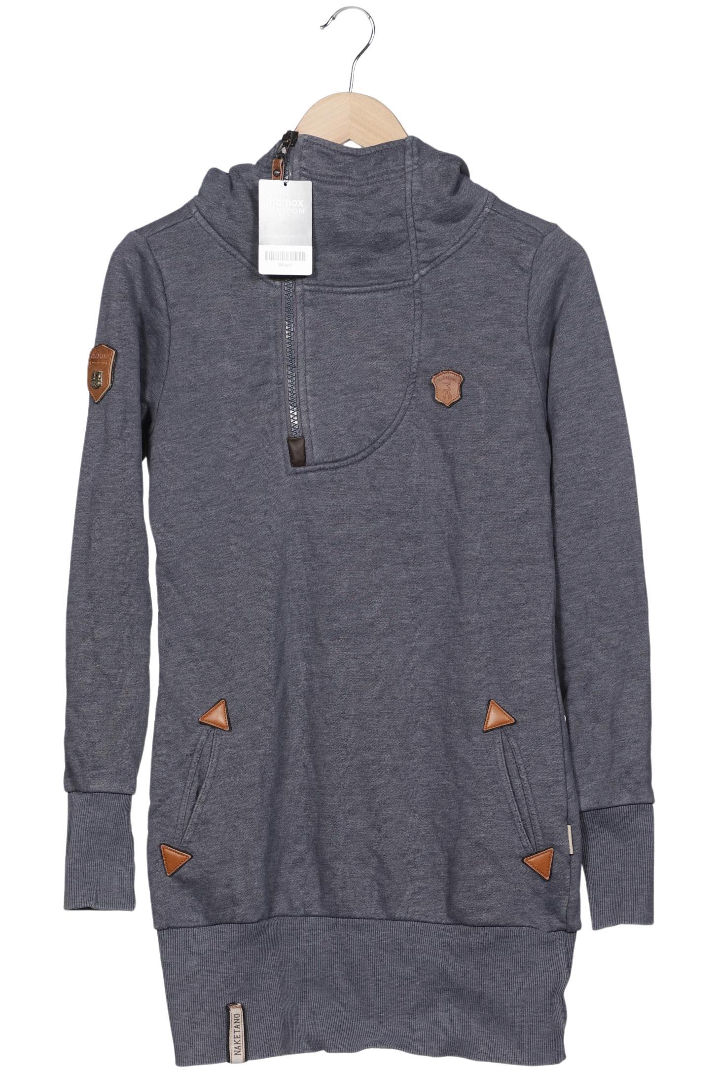 

Naketano Damen Kapuzenpullover, grau, Gr. 42