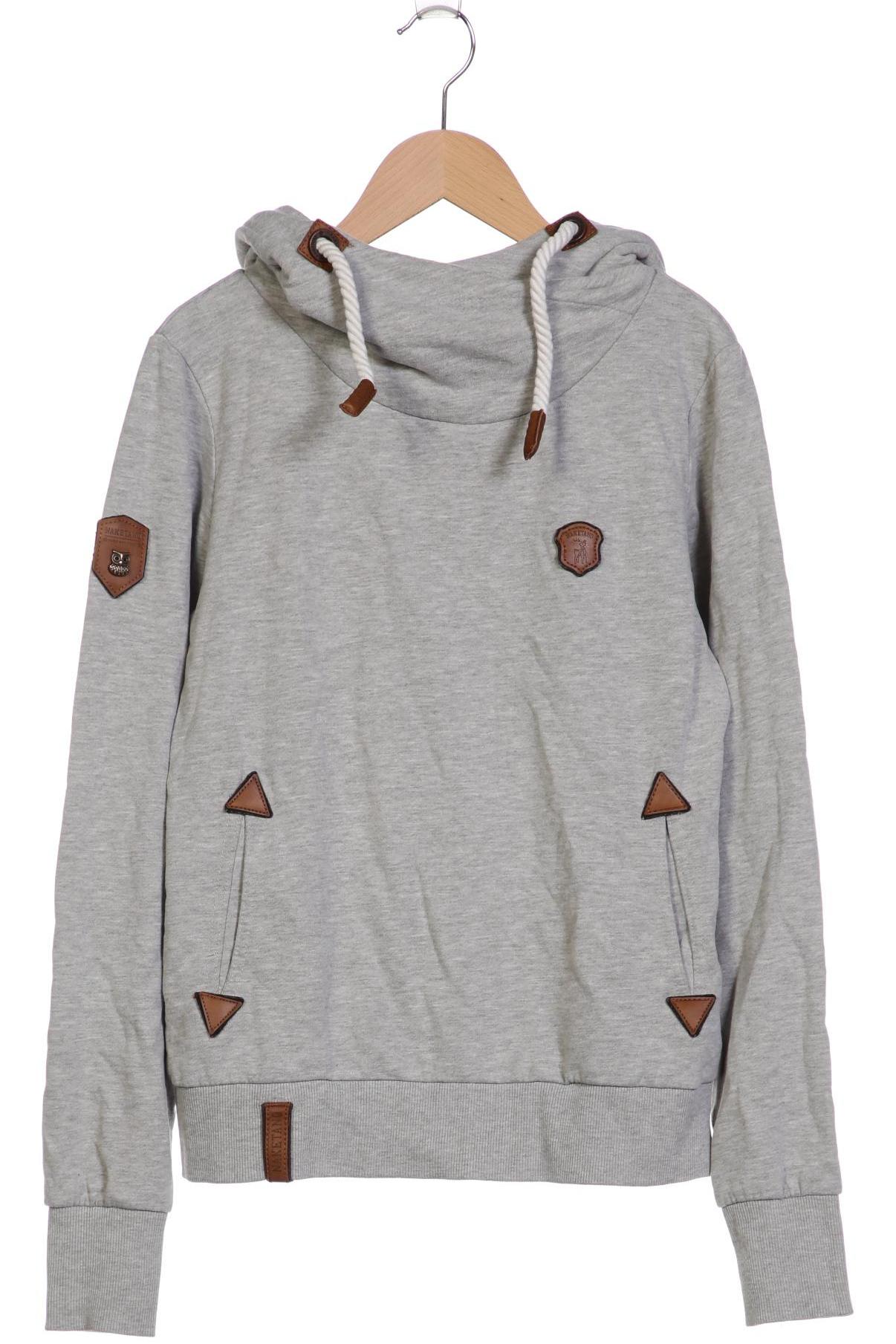 

Naketano Damen Kapuzenpullover, grau, Gr. 36