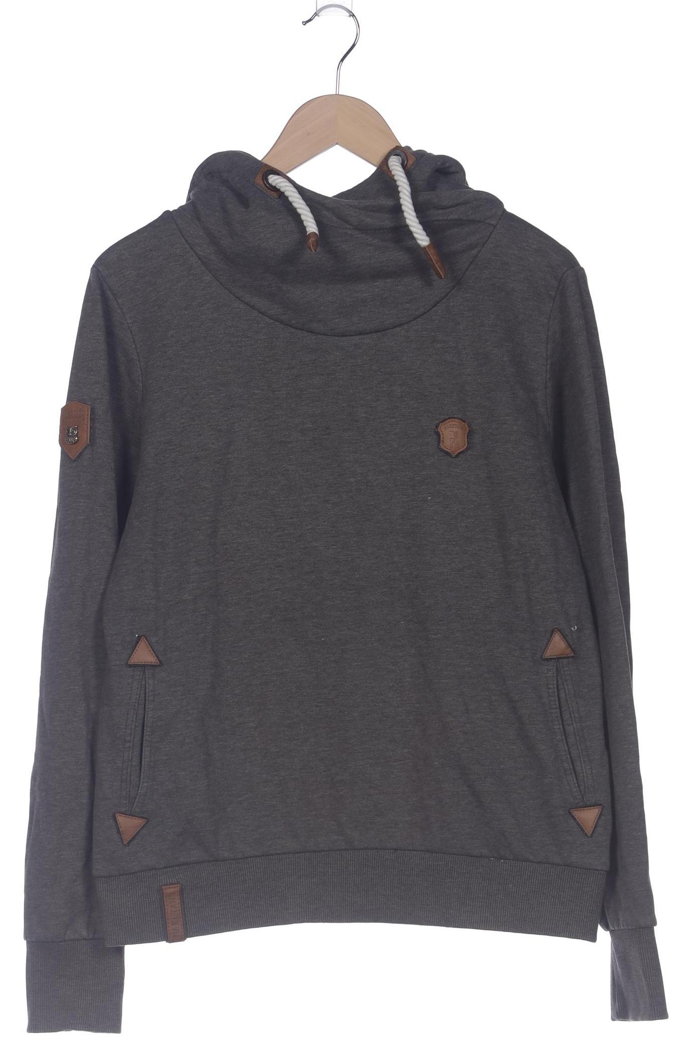 

Naketano Damen Kapuzenpullover, grau, Gr. 44