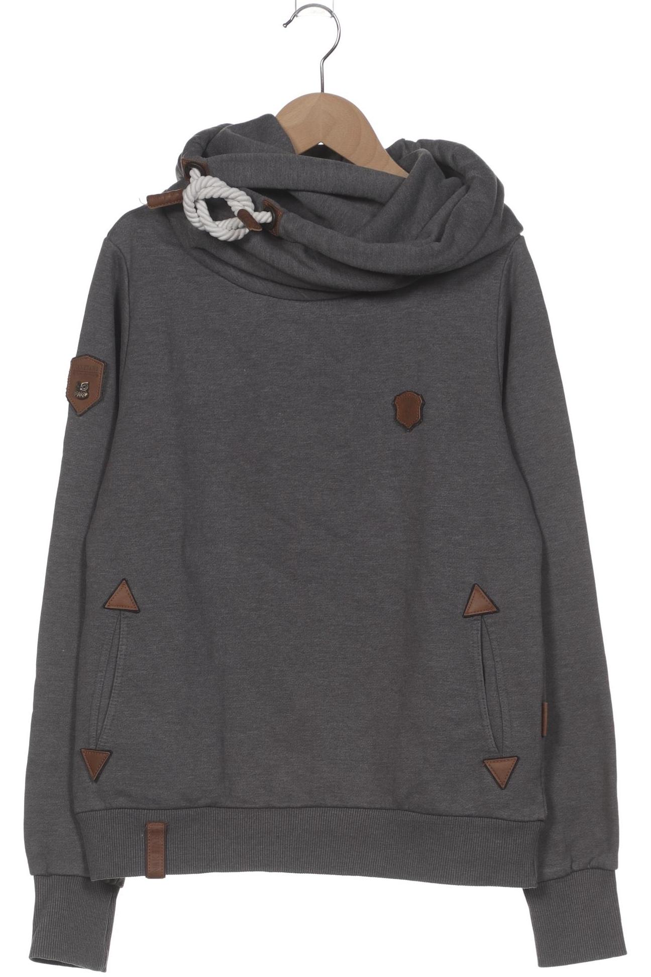 

Naketano Damen Kapuzenpullover, grau, Gr. 42