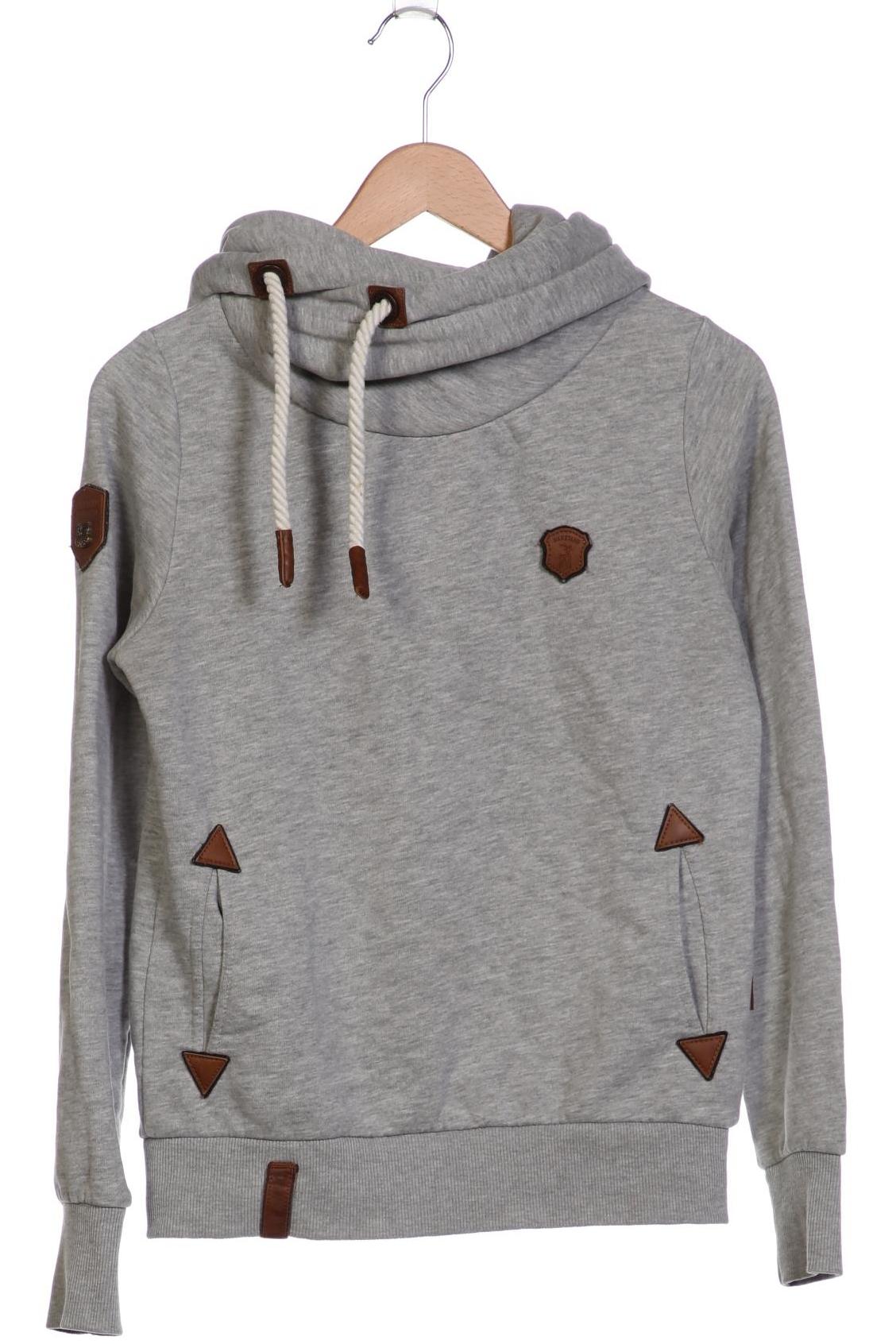 

Naketano Damen Kapuzenpullover, grau, Gr. 38
