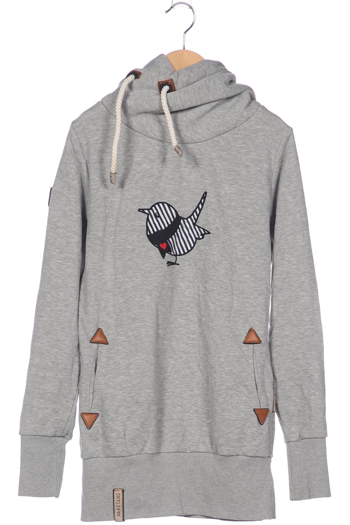 

Naketano Damen Kapuzenpullover, grau, Gr. 38