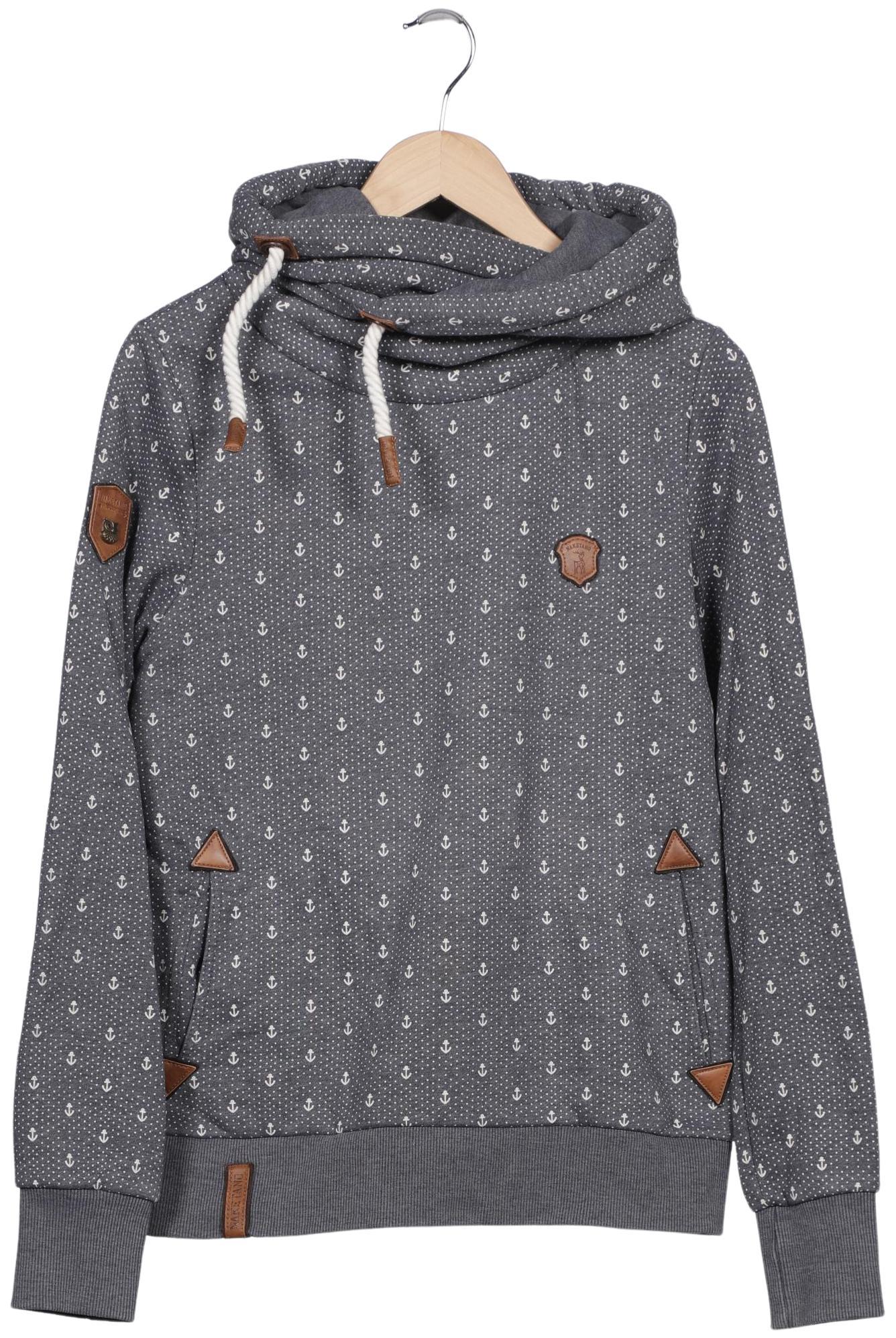 

Naketano Damen Kapuzenpullover, grau, Gr. 42