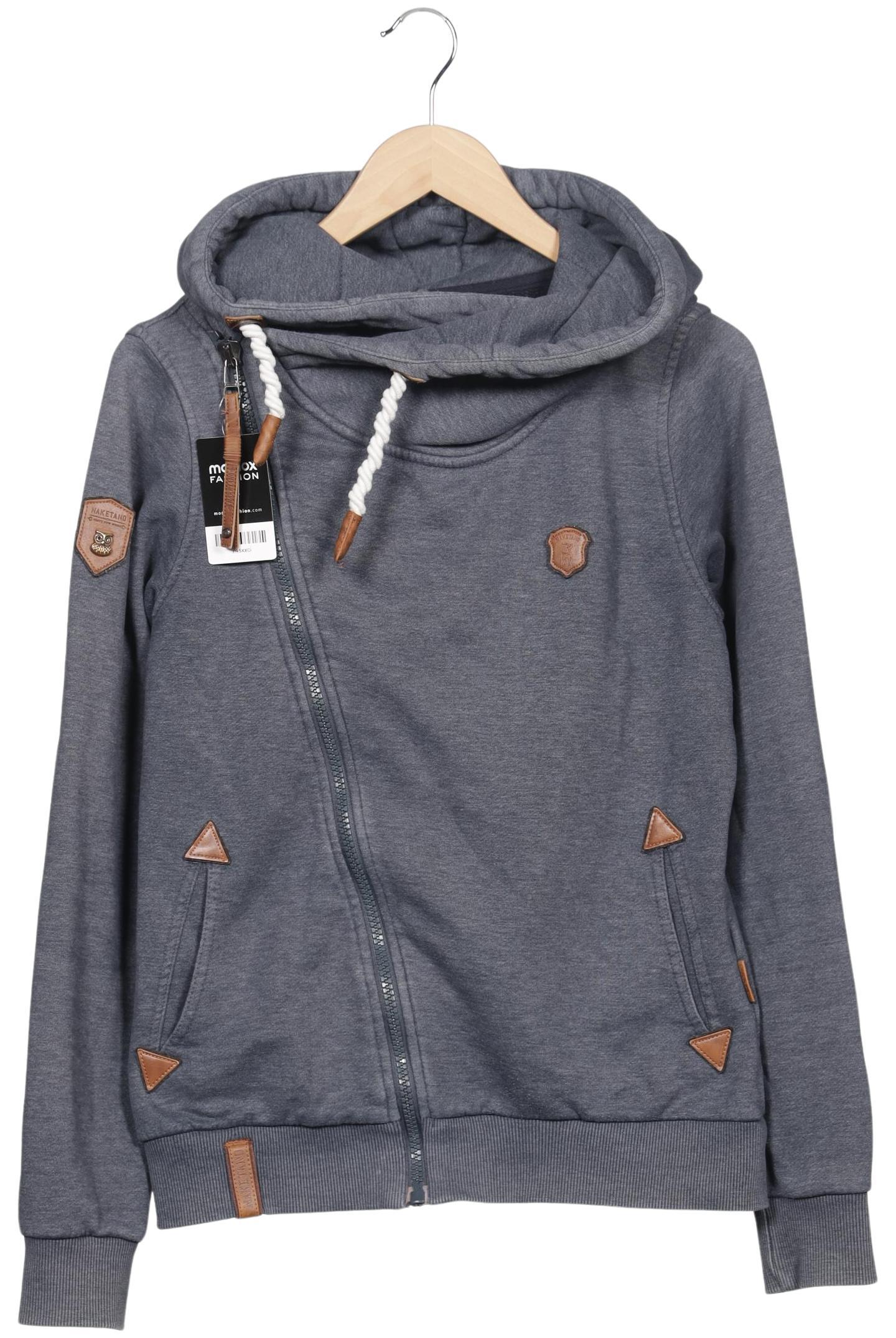 

Naketano Damen Kapuzenpullover, grau, Gr. 42