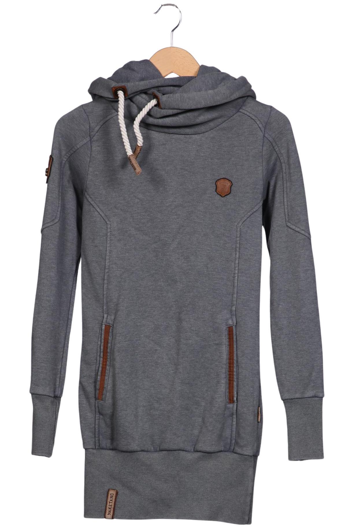 

Naketano Damen Kapuzenpullover, grau, Gr. 36