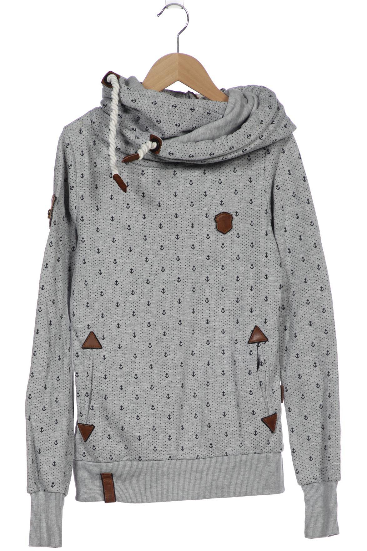 

Naketano Damen Kapuzenpullover, grau, Gr. 36