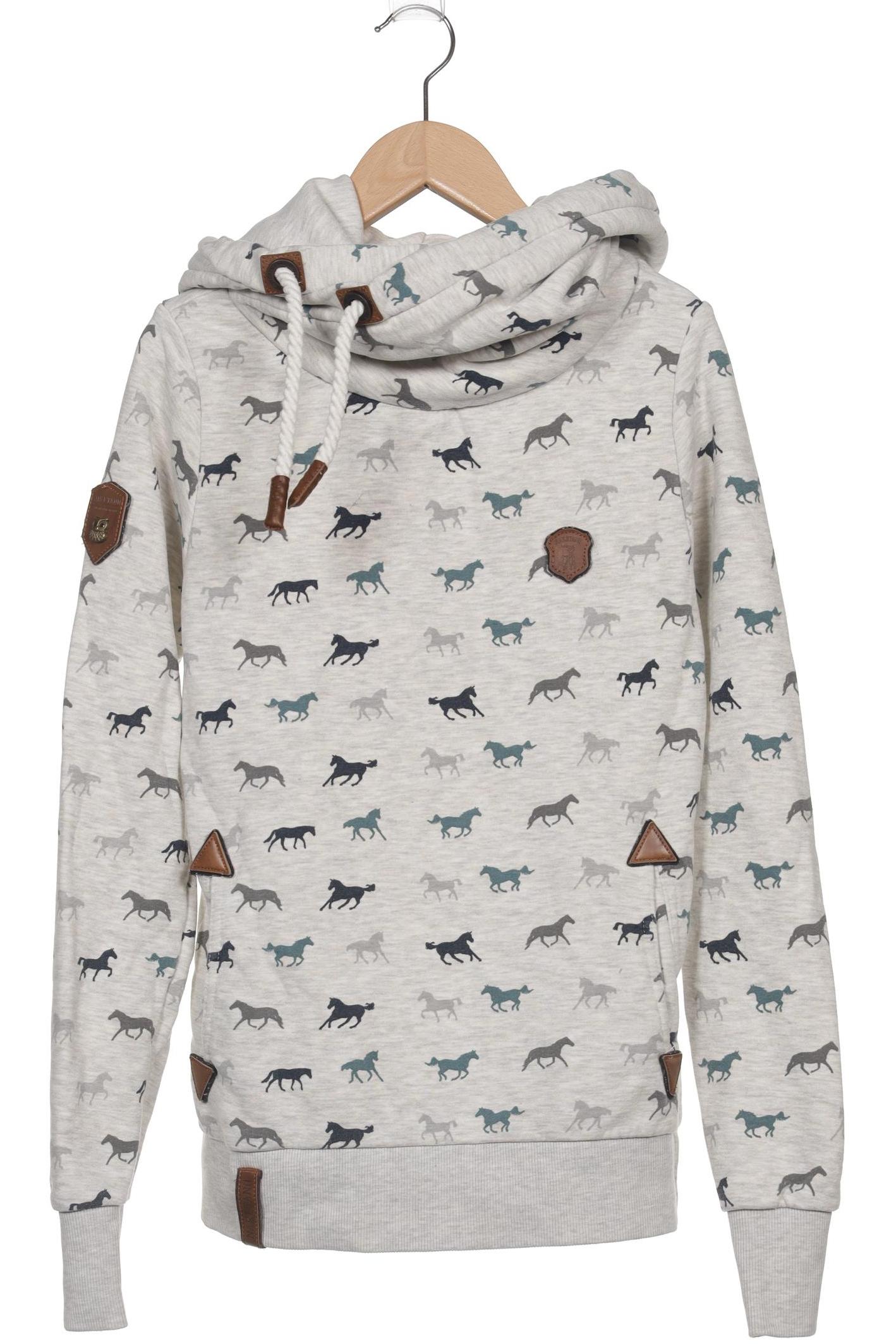 

Naketano Damen Kapuzenpullover, grau, Gr. 36
