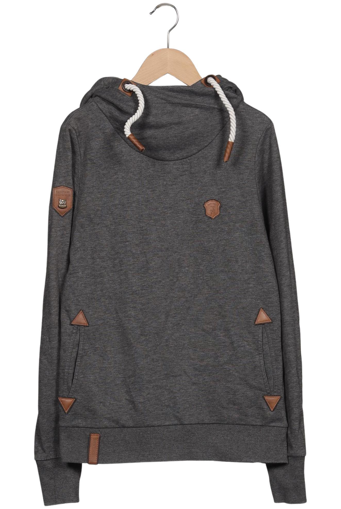 

Naketano Damen Kapuzenpullover, grau, Gr. 42