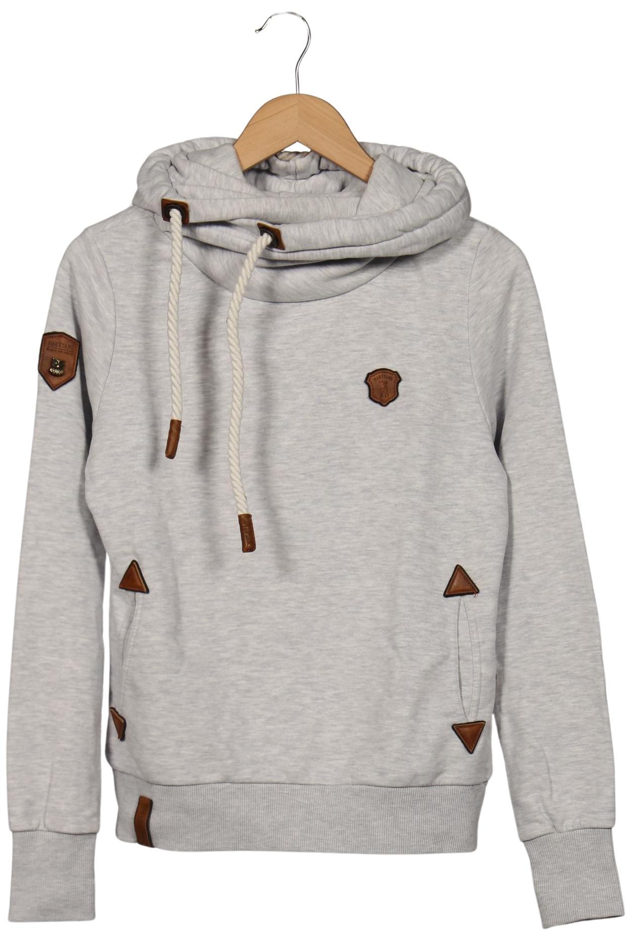 

Naketano Damen Kapuzenpullover, grau, Gr. 38