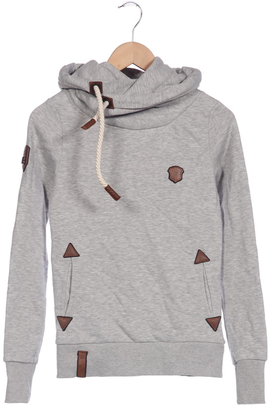 

Naketano Damen Kapuzenpullover, grau, Gr. 34