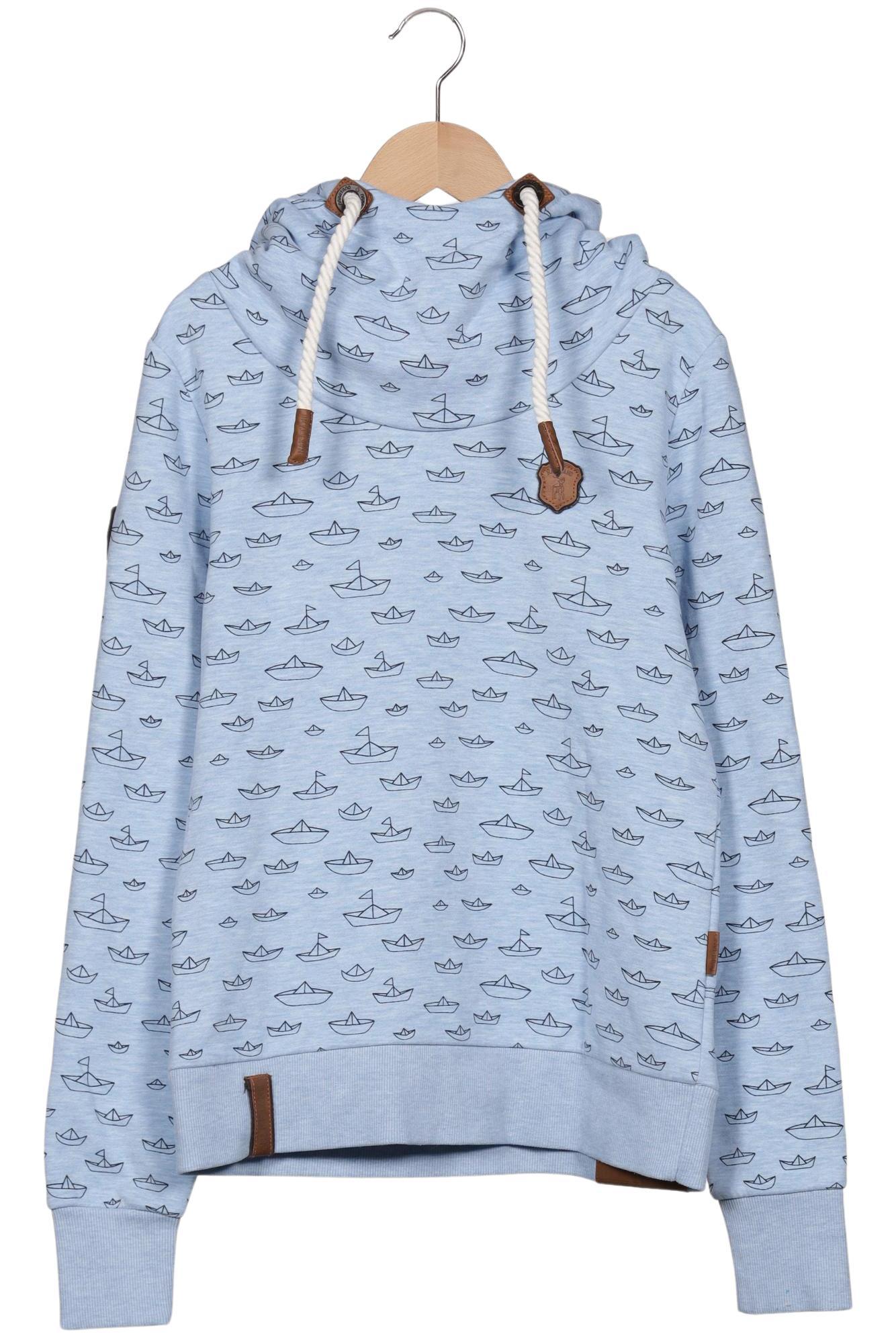 

Naketano Damen Kapuzenpullover, hellblau, Gr. 38