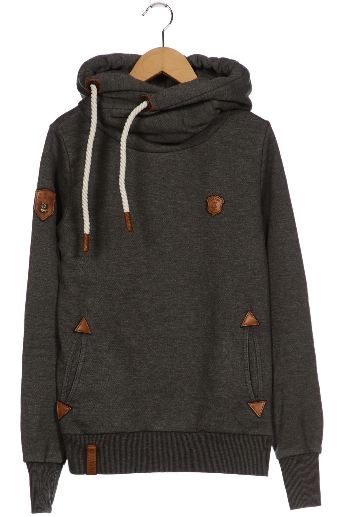 

Naketano Damen Kapuzenpullover, grau, Gr. 36