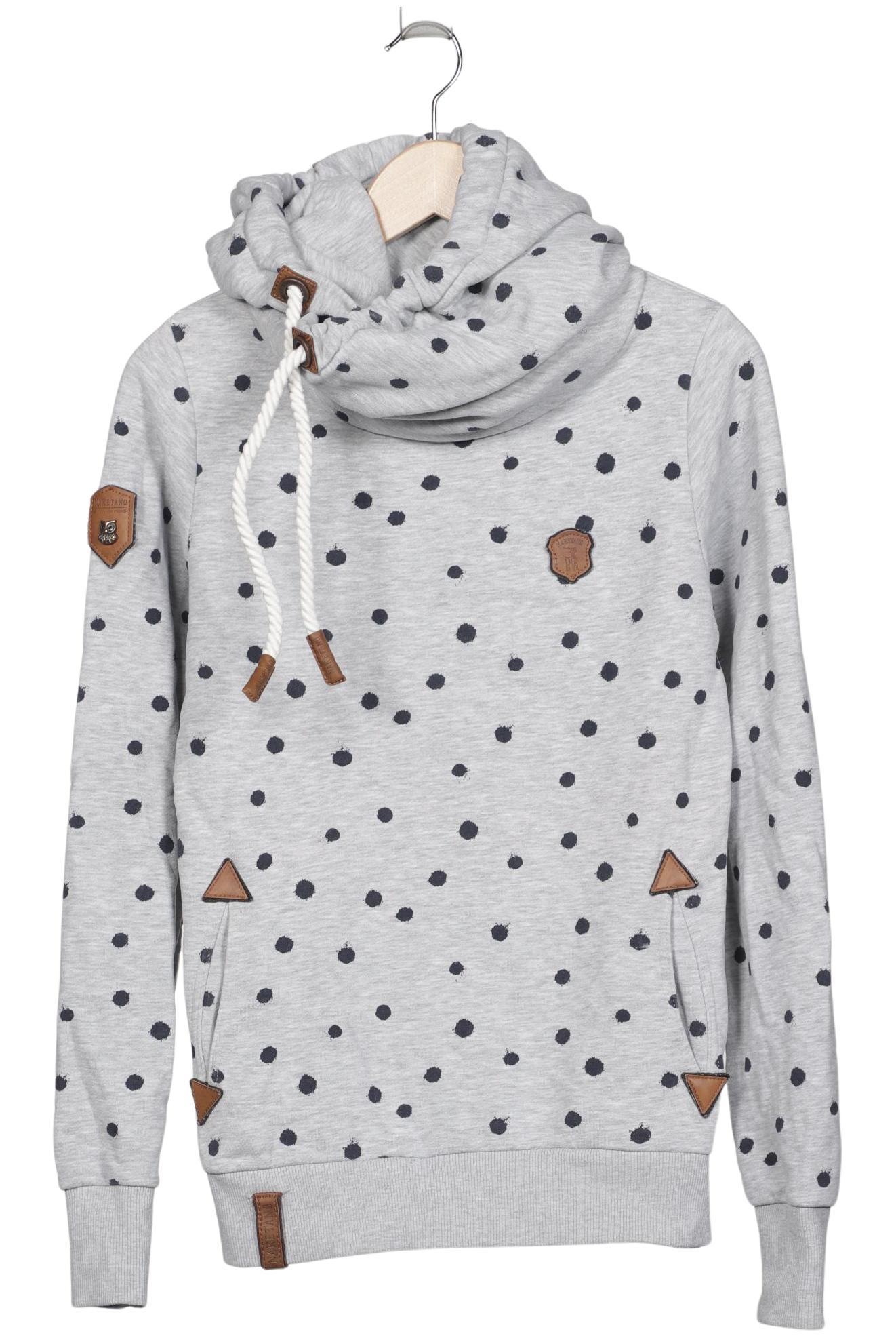 

Naketano Damen Kapuzenpullover, grau, Gr. 38