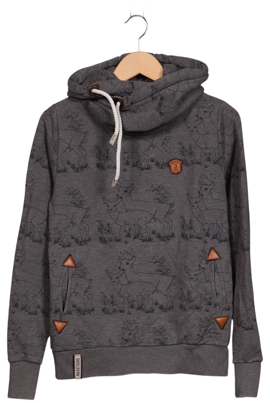 

Naketano Damen Kapuzenpullover, grau, Gr. 38