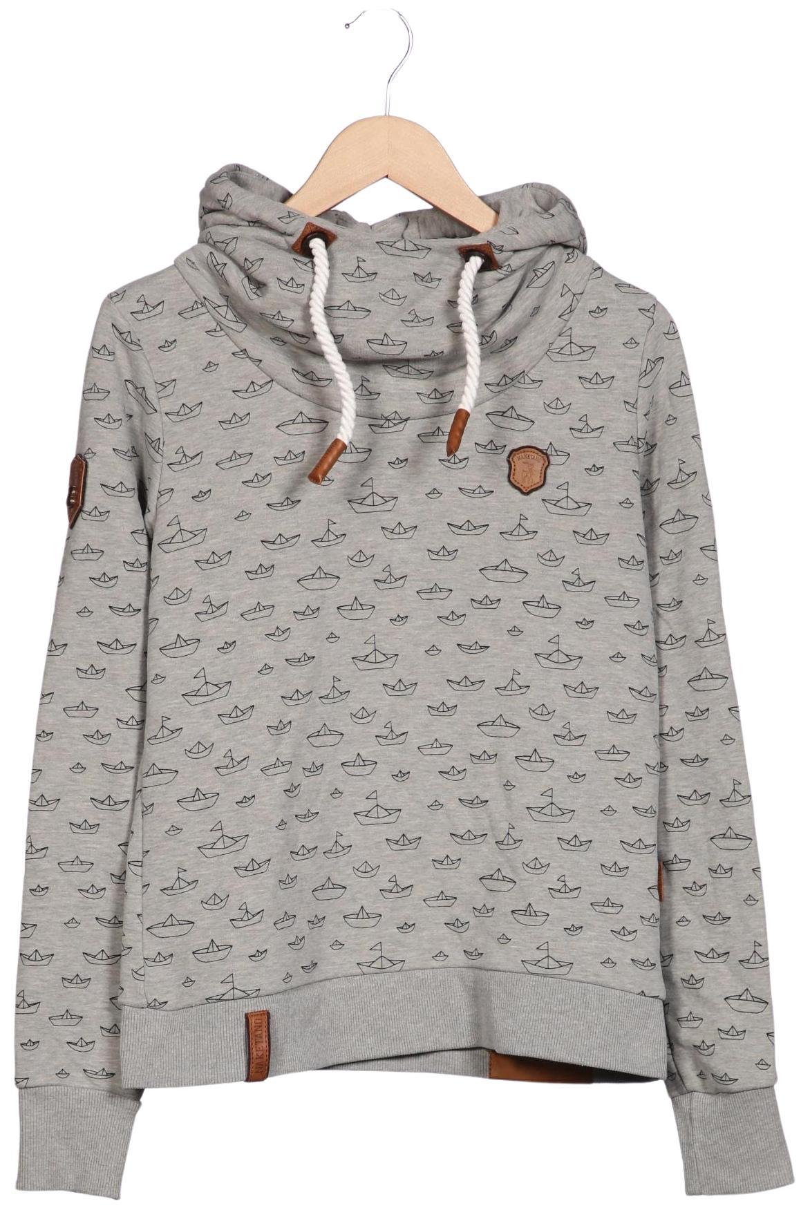 

Naketano Damen Kapuzenpullover, grau, Gr. 38