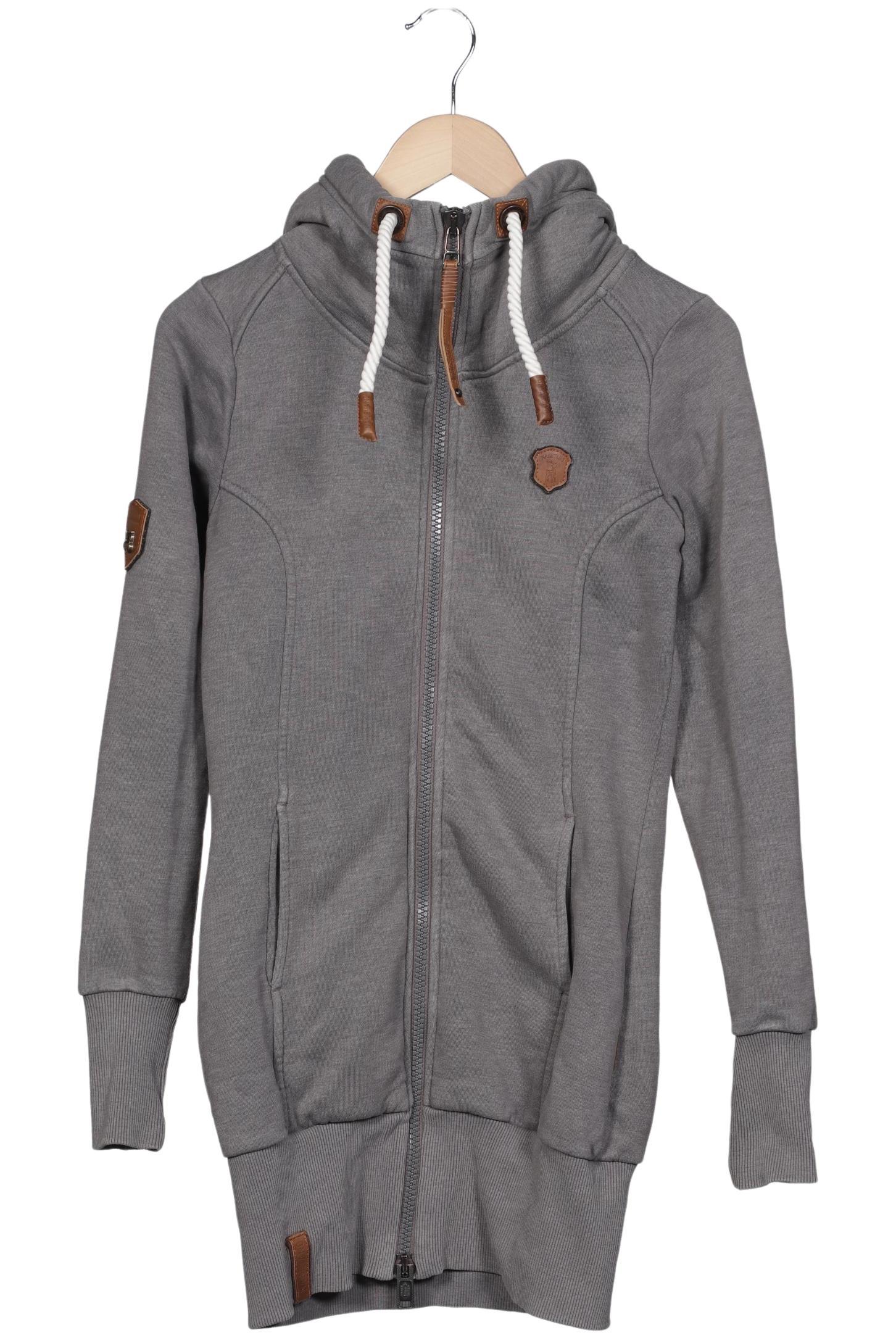 

Naketano Damen Kapuzenpullover, grau, Gr. 36